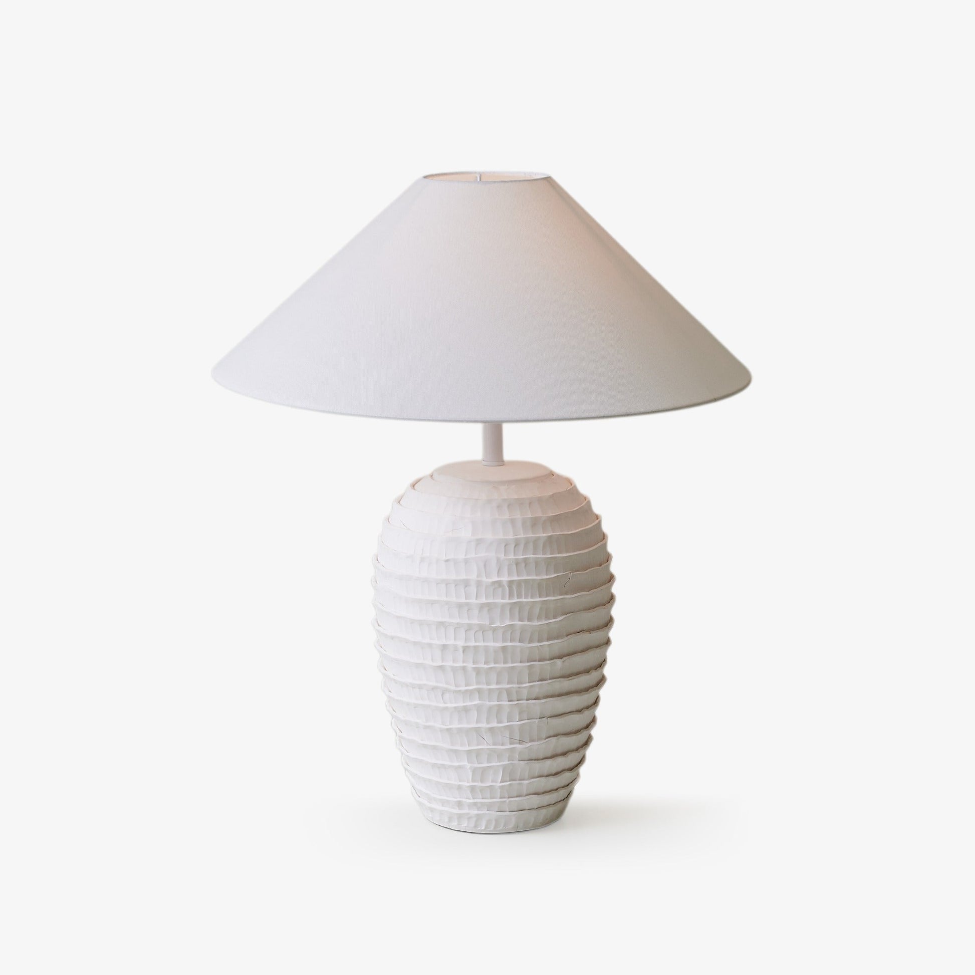 Albert Minimalist Table Lamp-Neutral Decor