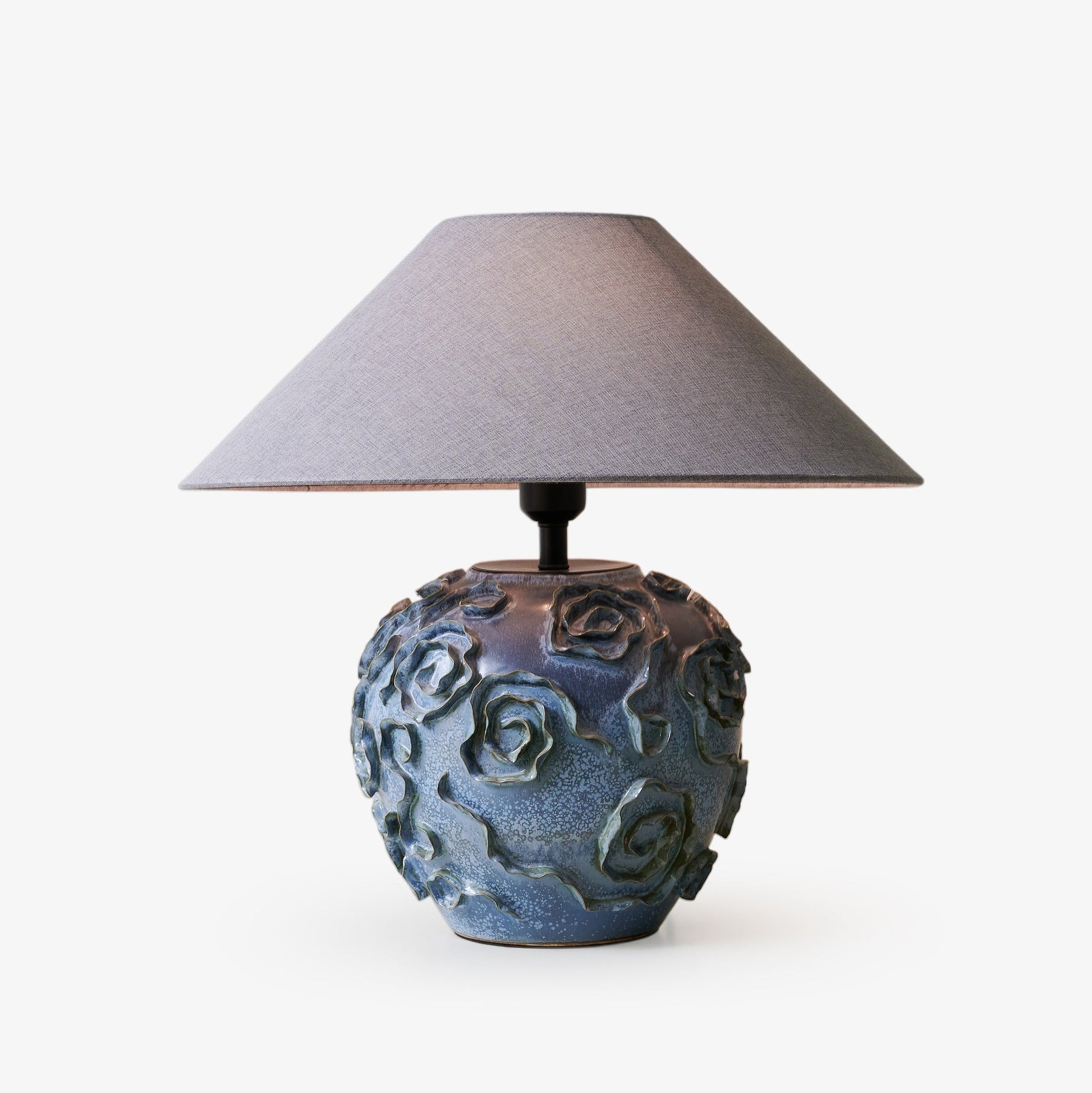 Brian Vintage Ceramics Table Lamp-Neutral Decor