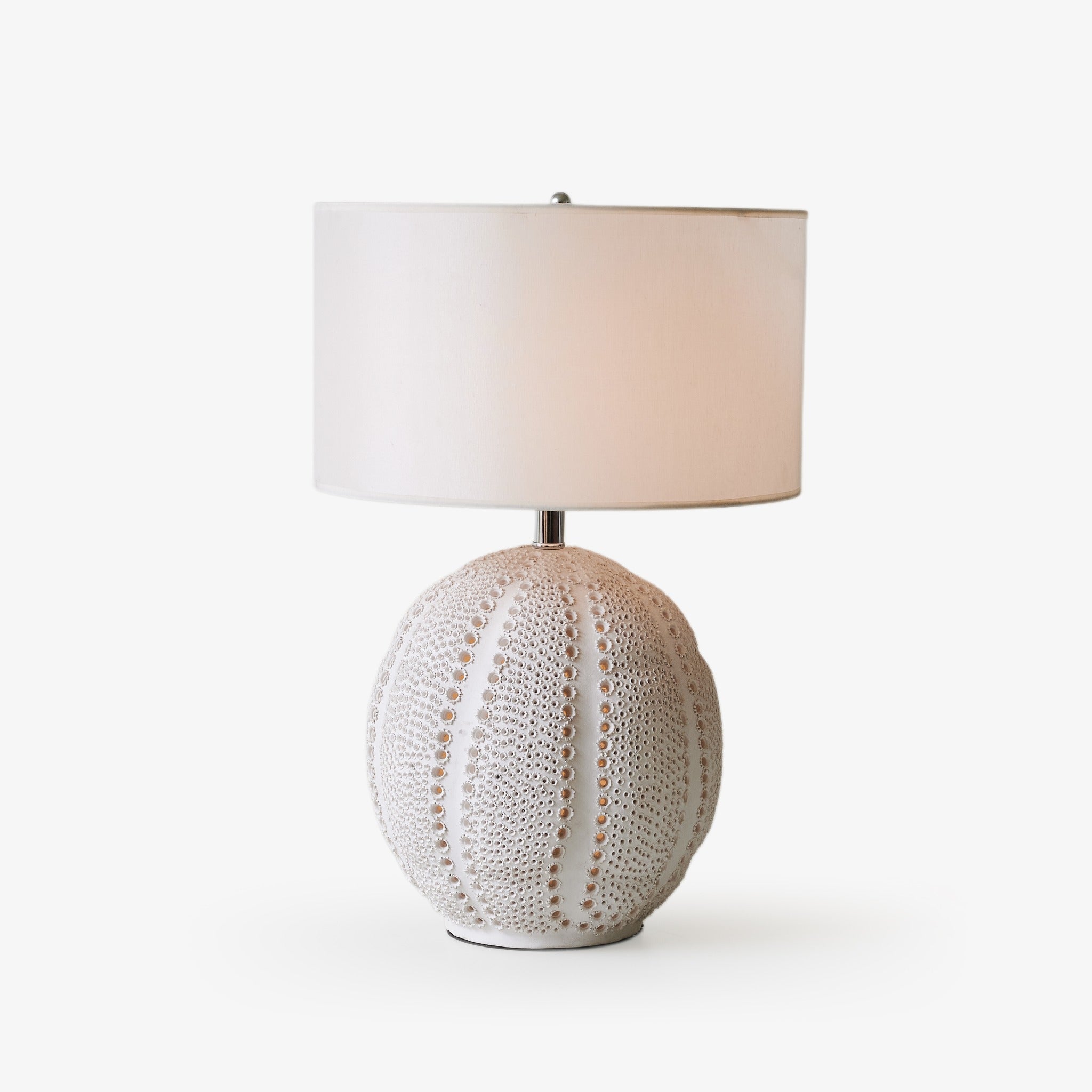 Sux Ceramic Fabric Table Lamp-Neutral Decor