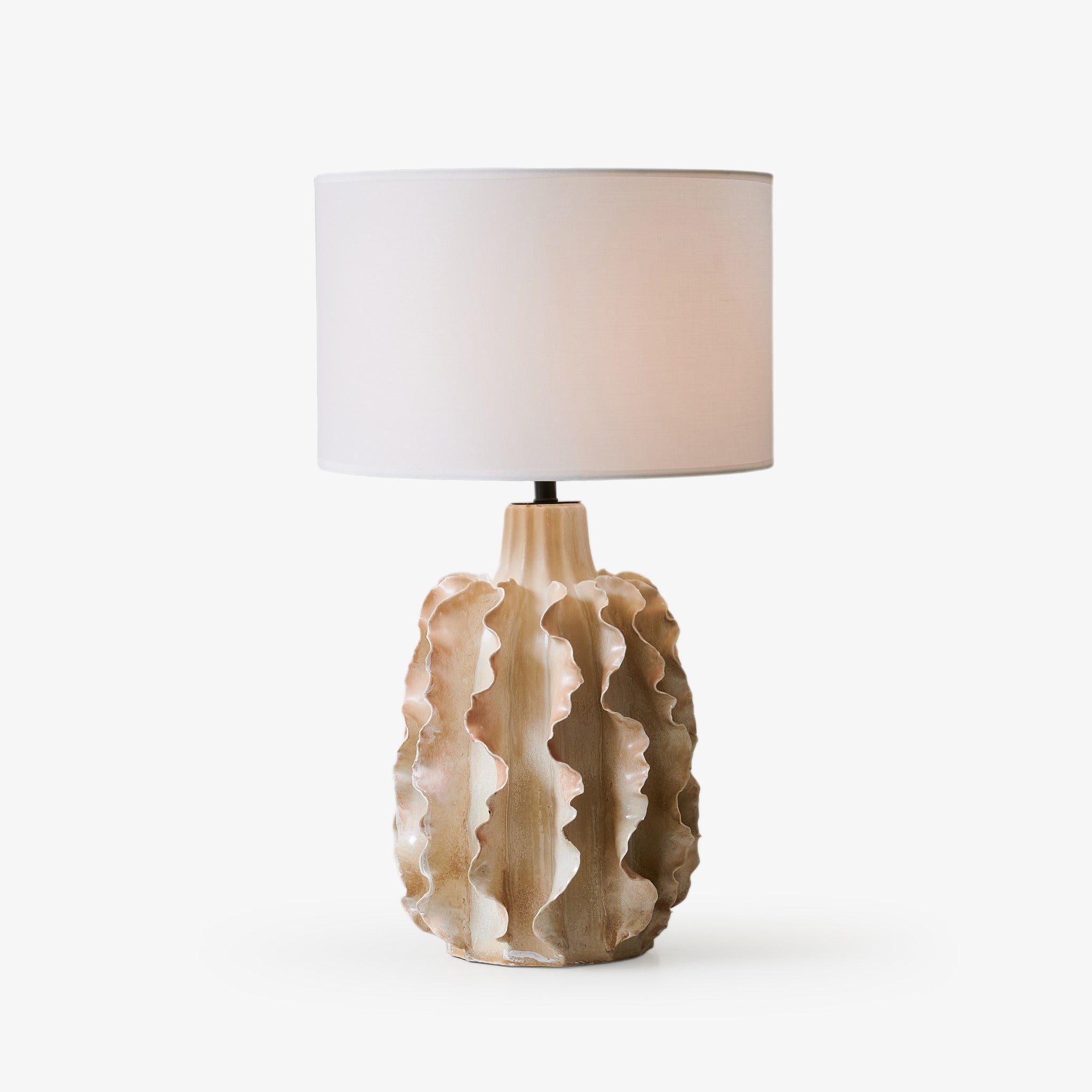 Charles Luxury Ceramics Table Lamp-Neutral Decor
