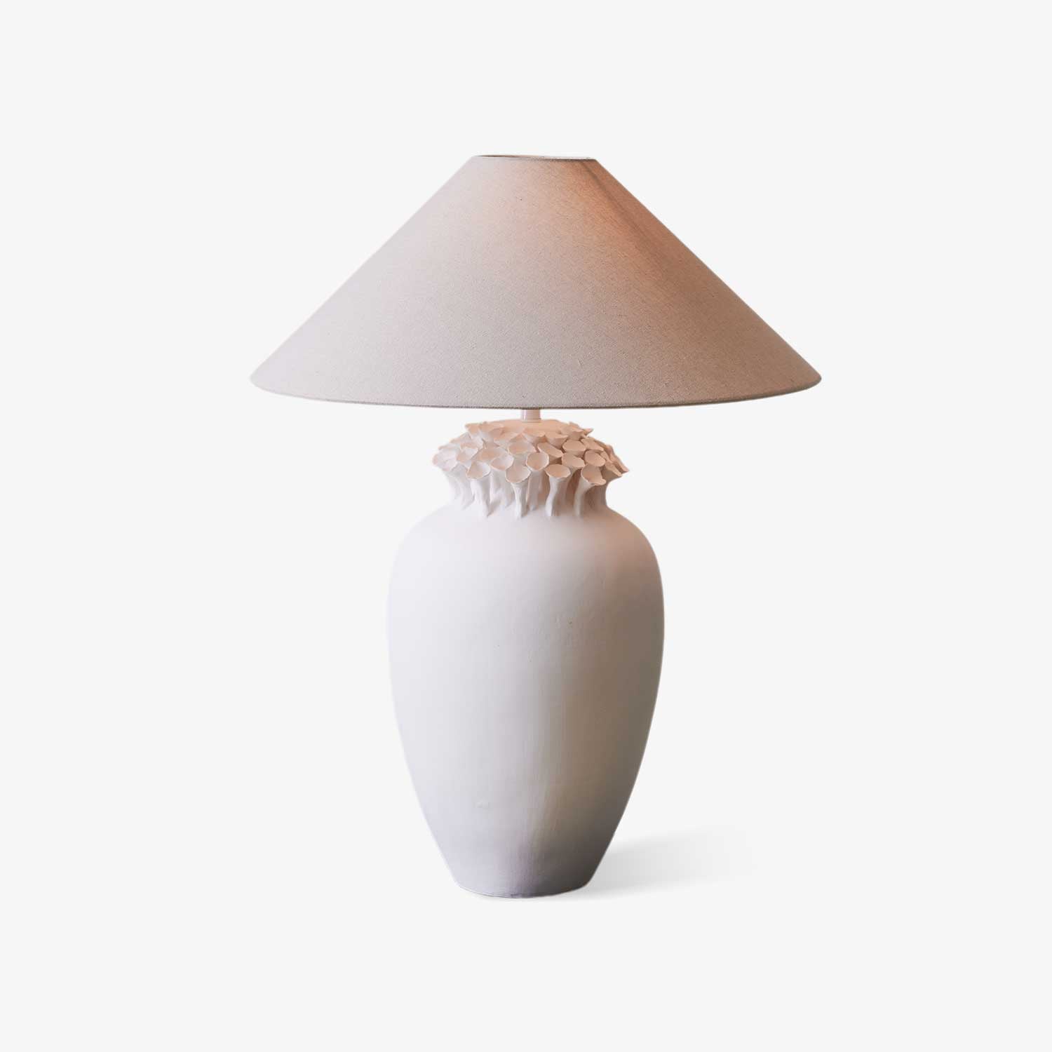 Poppy Minimalist Table Lamp-Neutral Decor