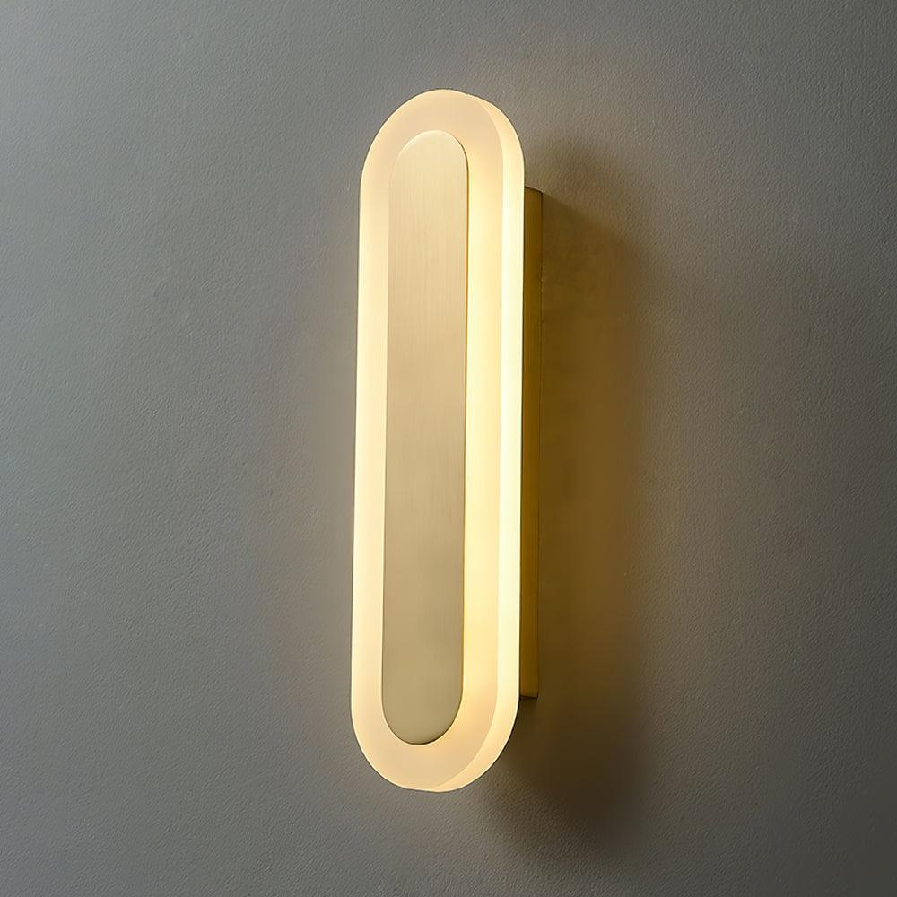 Elyn Modern Minimalist Brass Wall Lamp-Neutral Decor