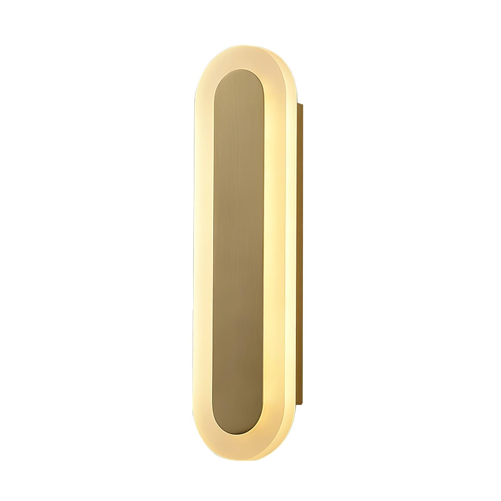 Elyn Modern Minimalist Brass Wall Lamp-Neutral Decor