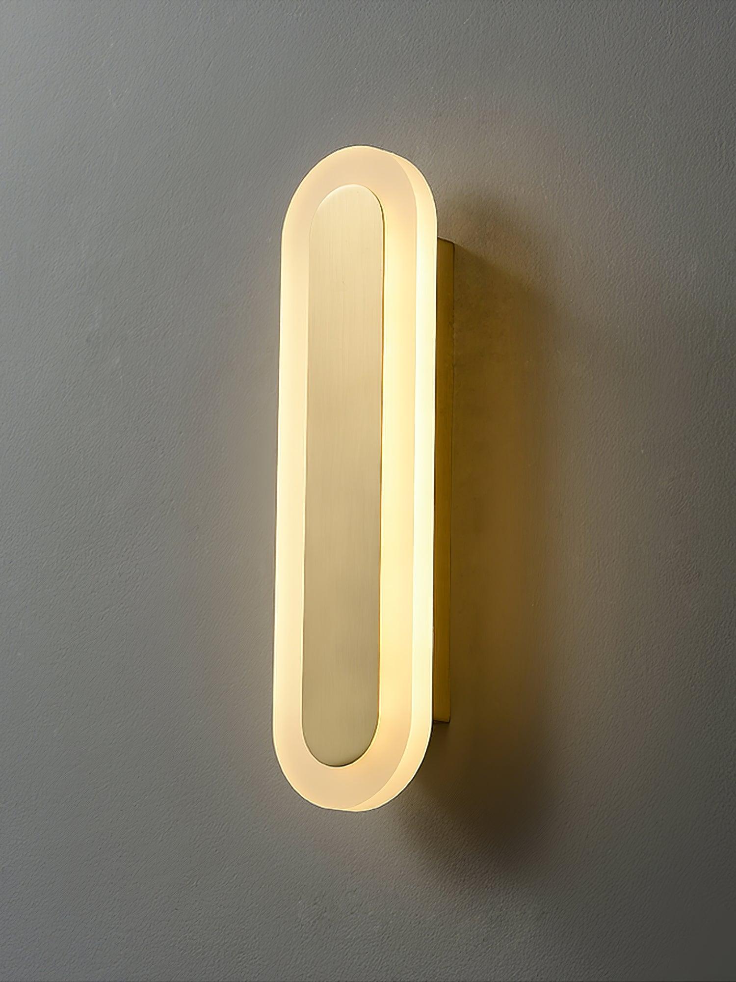 Elyn Modern Minimalist Brass Wall Lamp-Neutral Decor