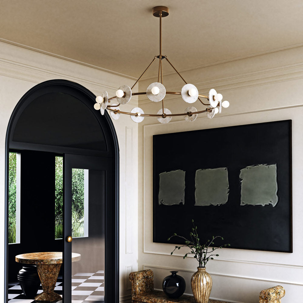 Caspian Glass Chandelier