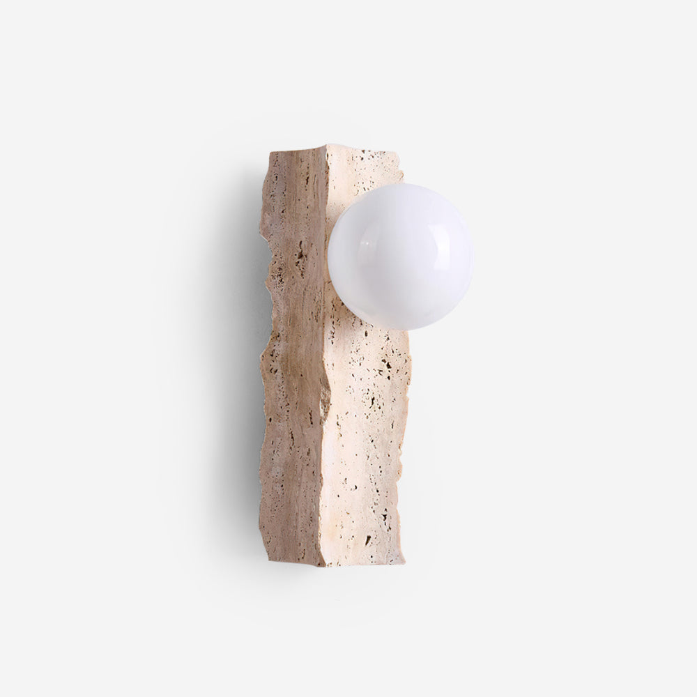 Obrio Travertine Wall Lamp
