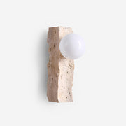 Obrio Travertine Wall Lamp