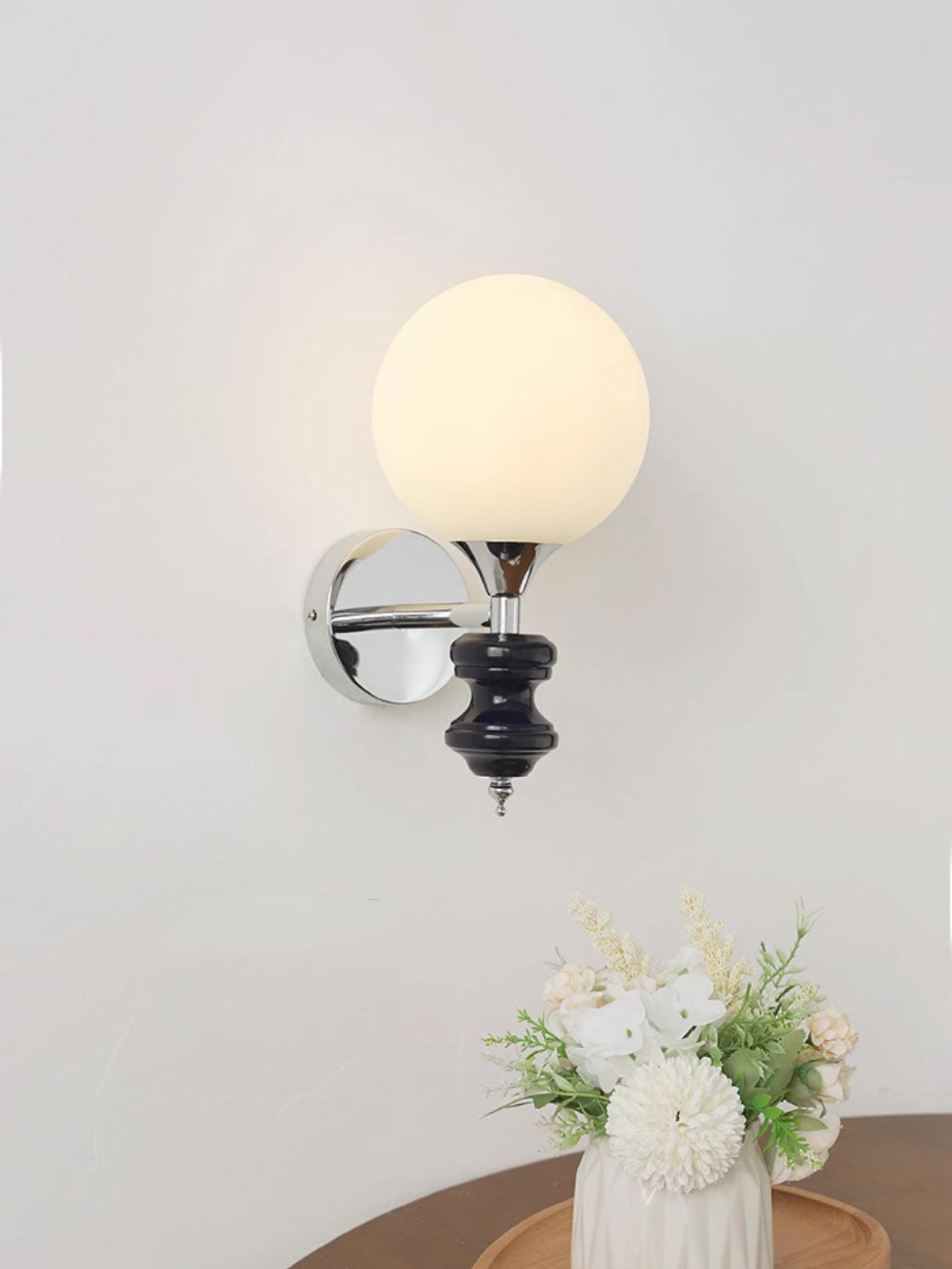 Sune Glass Vintage Wall Light-Neutral Decor