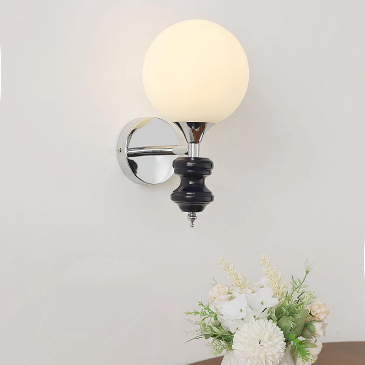 Sune Glass Vintage Wall Light-Neutral Decor