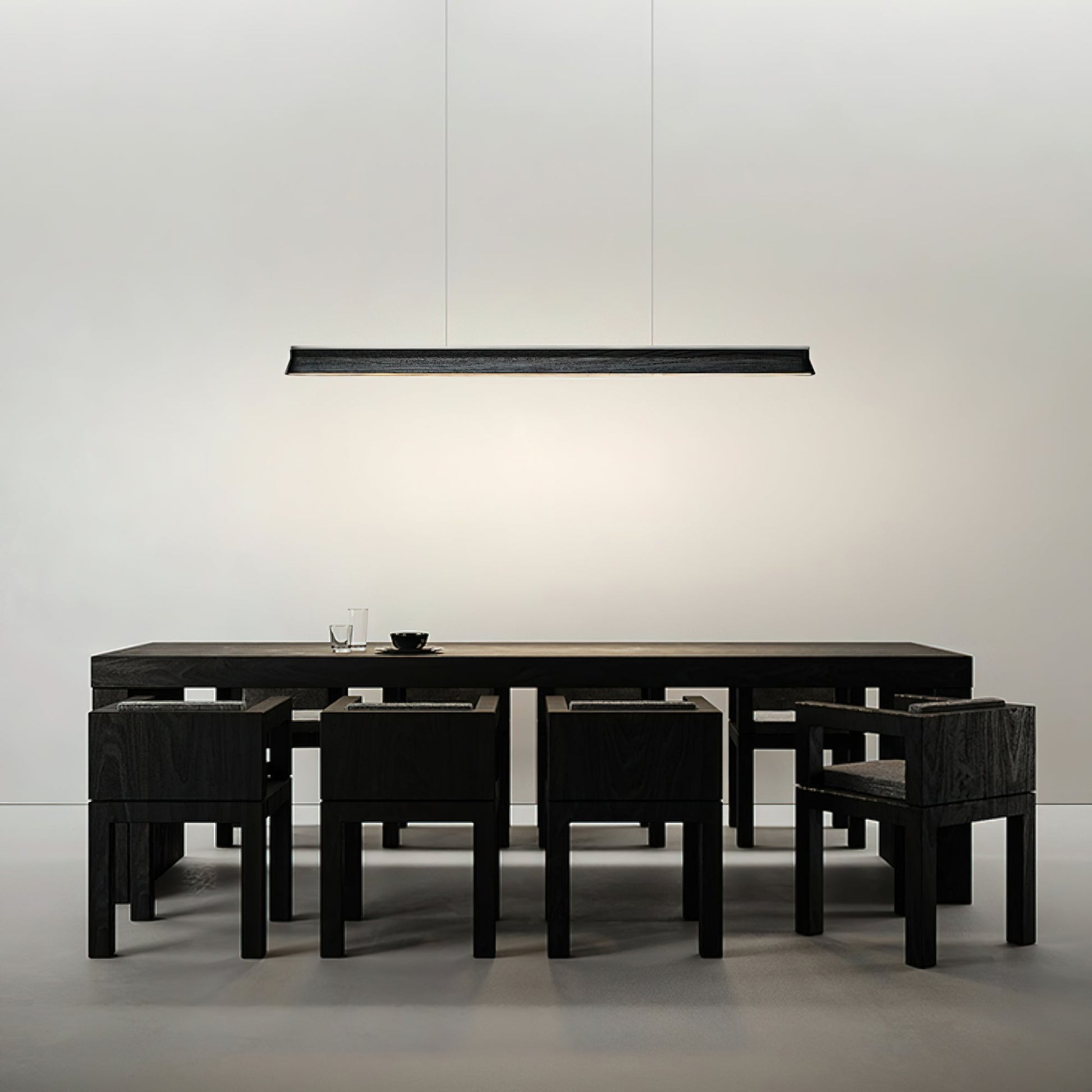 Aloz Pendant Lamp Wooden Beam Minimalist-Neutral Decor