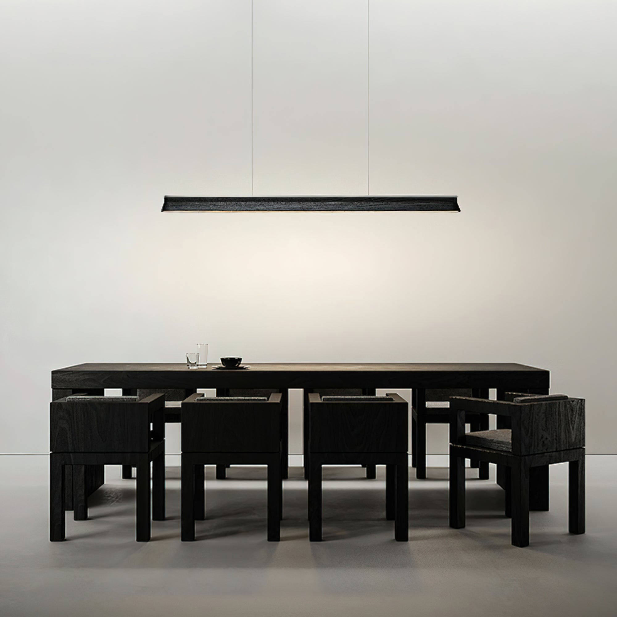 Aloz Pendant Lamp Wooden Beam Minimalist-Neutral Decor