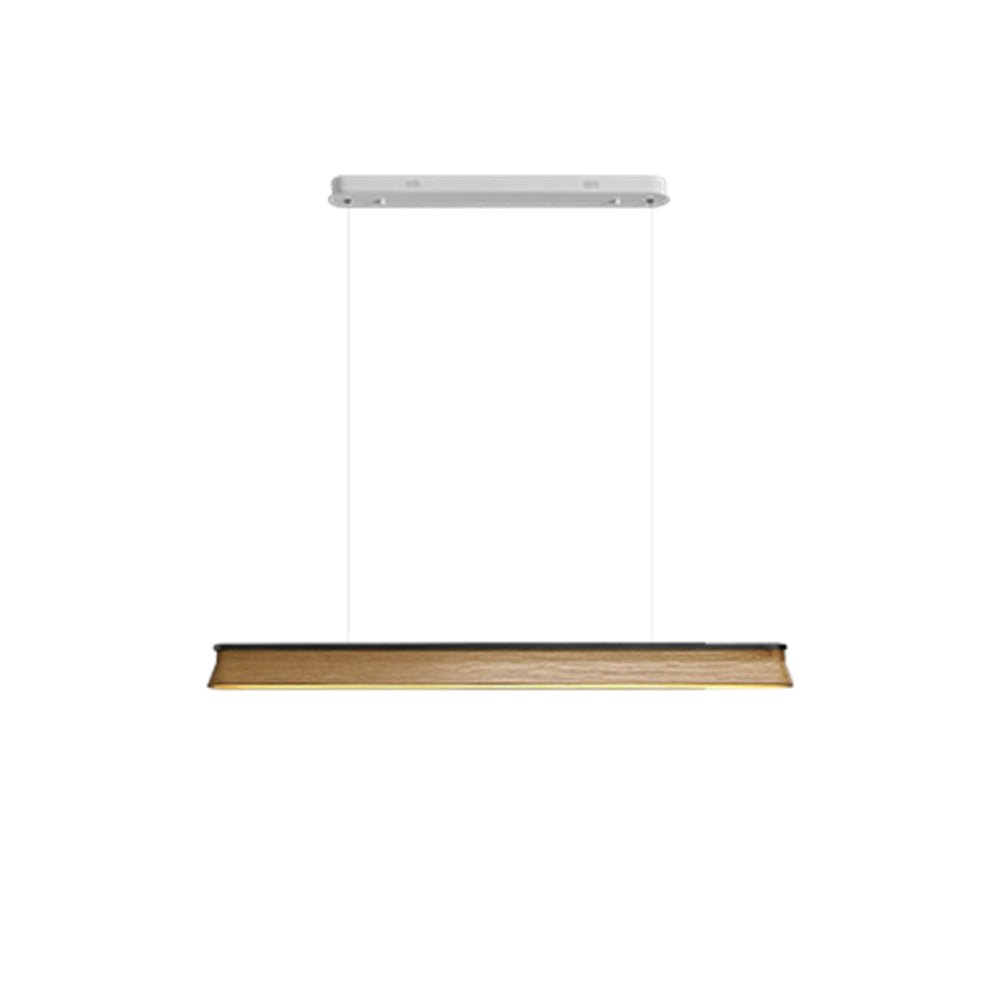 Aloz Pendant Lamp Wooden Beam Minimalist-Neutral Decor