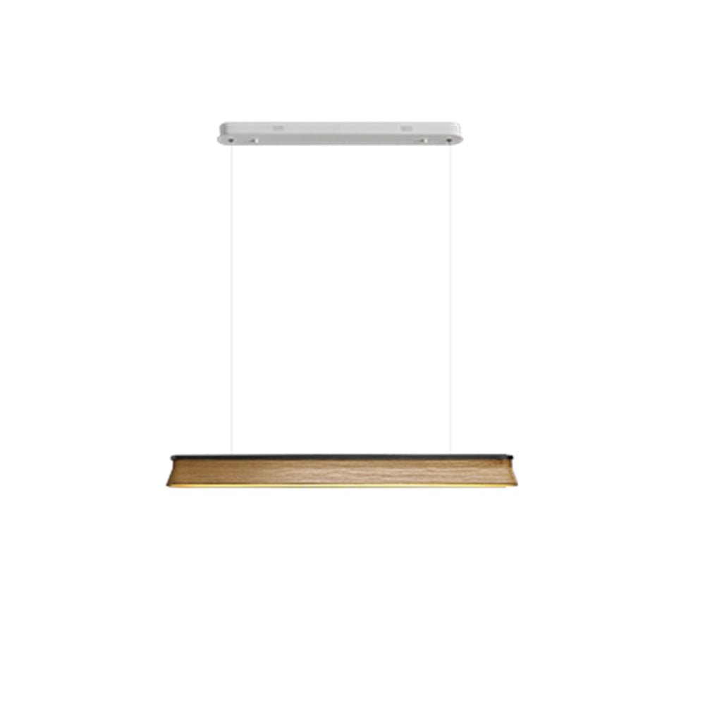 Aloz Pendant Lamp Wooden Beam Minimalist-Neutral Decor
