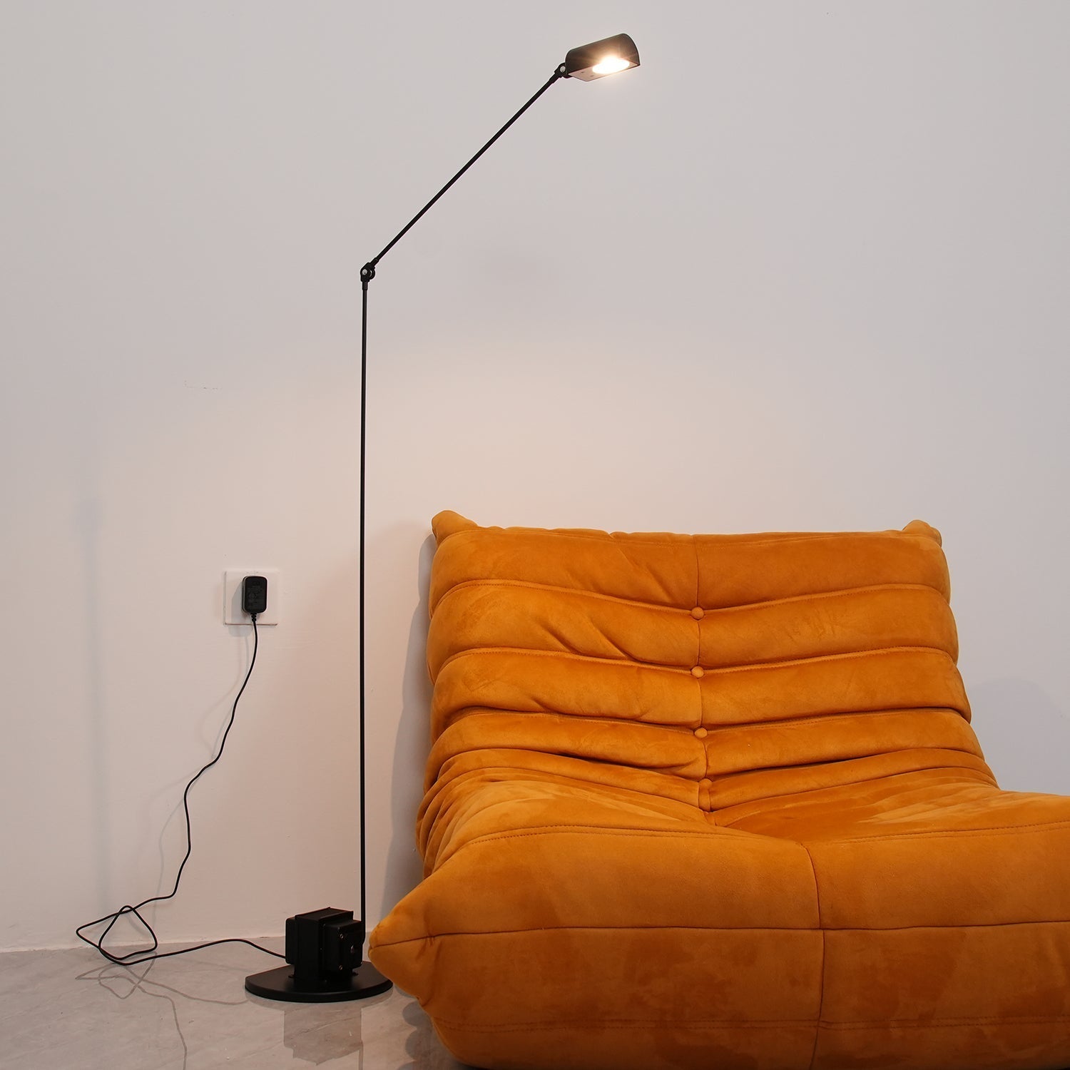 Nerilux Adjustable Floor Lamp-Neutral Decor