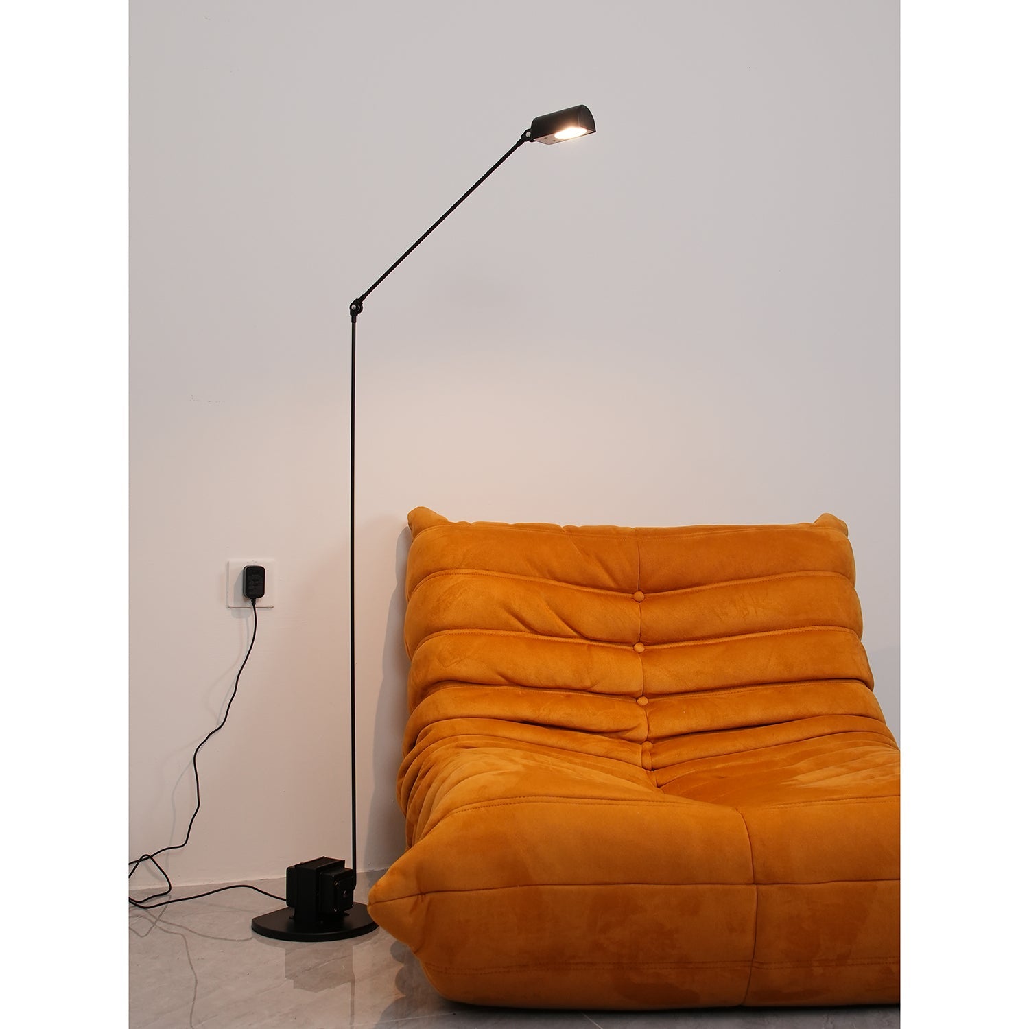 Nerilux Adjustable Floor Lamp-Neutral Decor