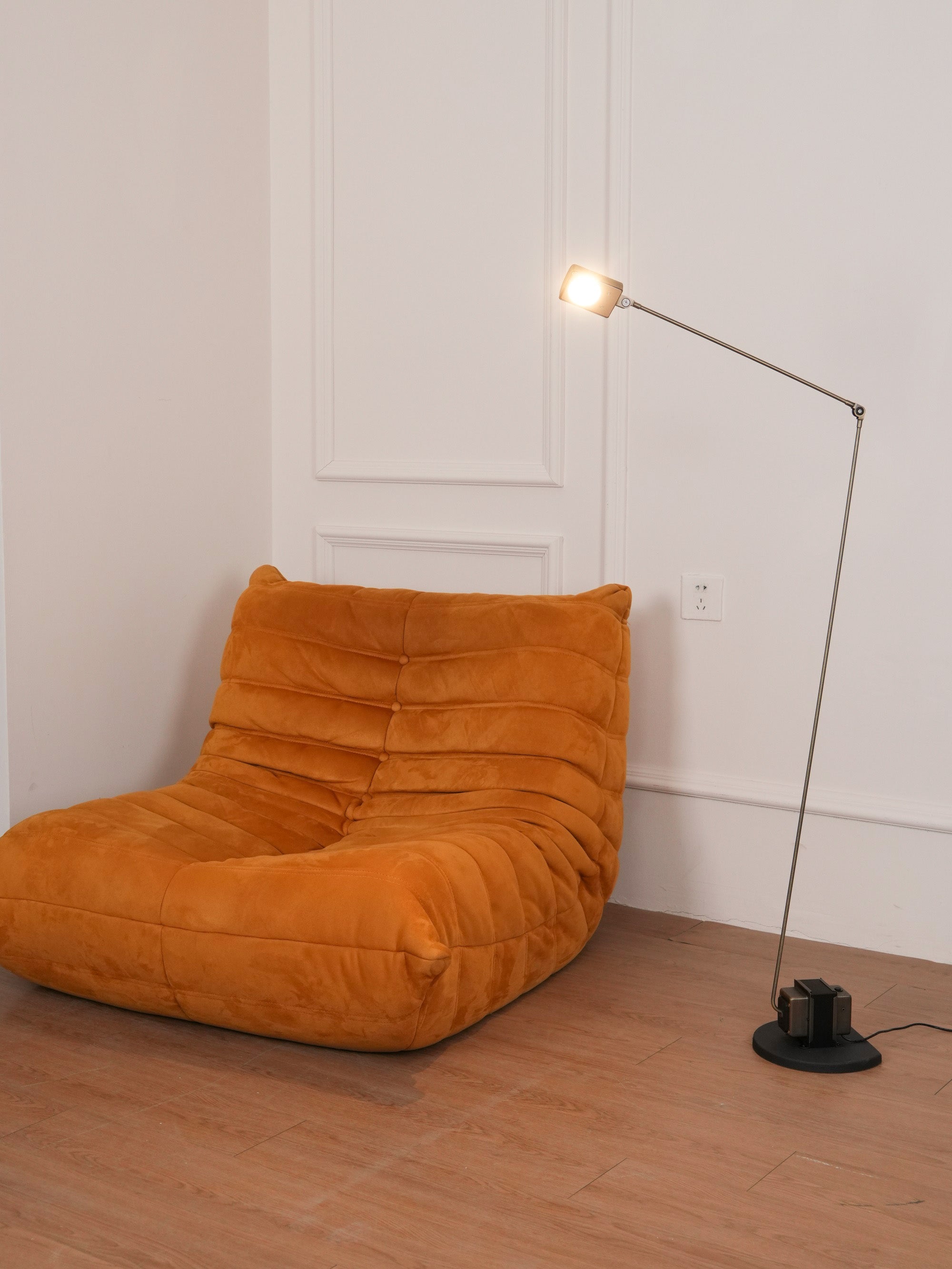 Nerilux Adjustable Floor Lamp-Neutral Decor