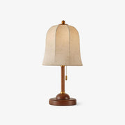 Ivelen Wabi-Sabi Wood Desk Lamp-Neutral Decor