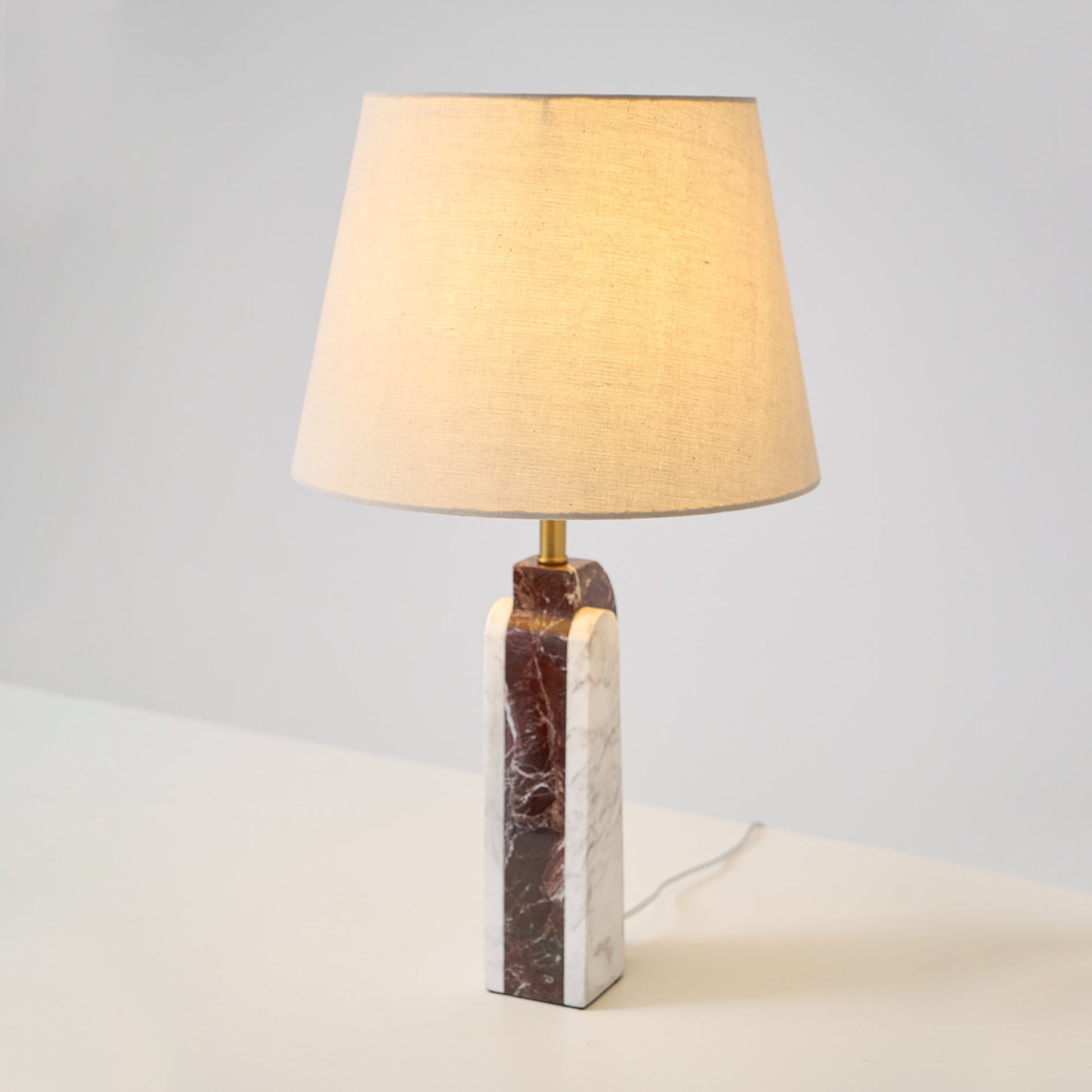 Jovix Modern Marble Table Lamp-Neutral Decor