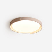 Solen Ceiling Light Minimalist Round Travertine-Neutral Decor
