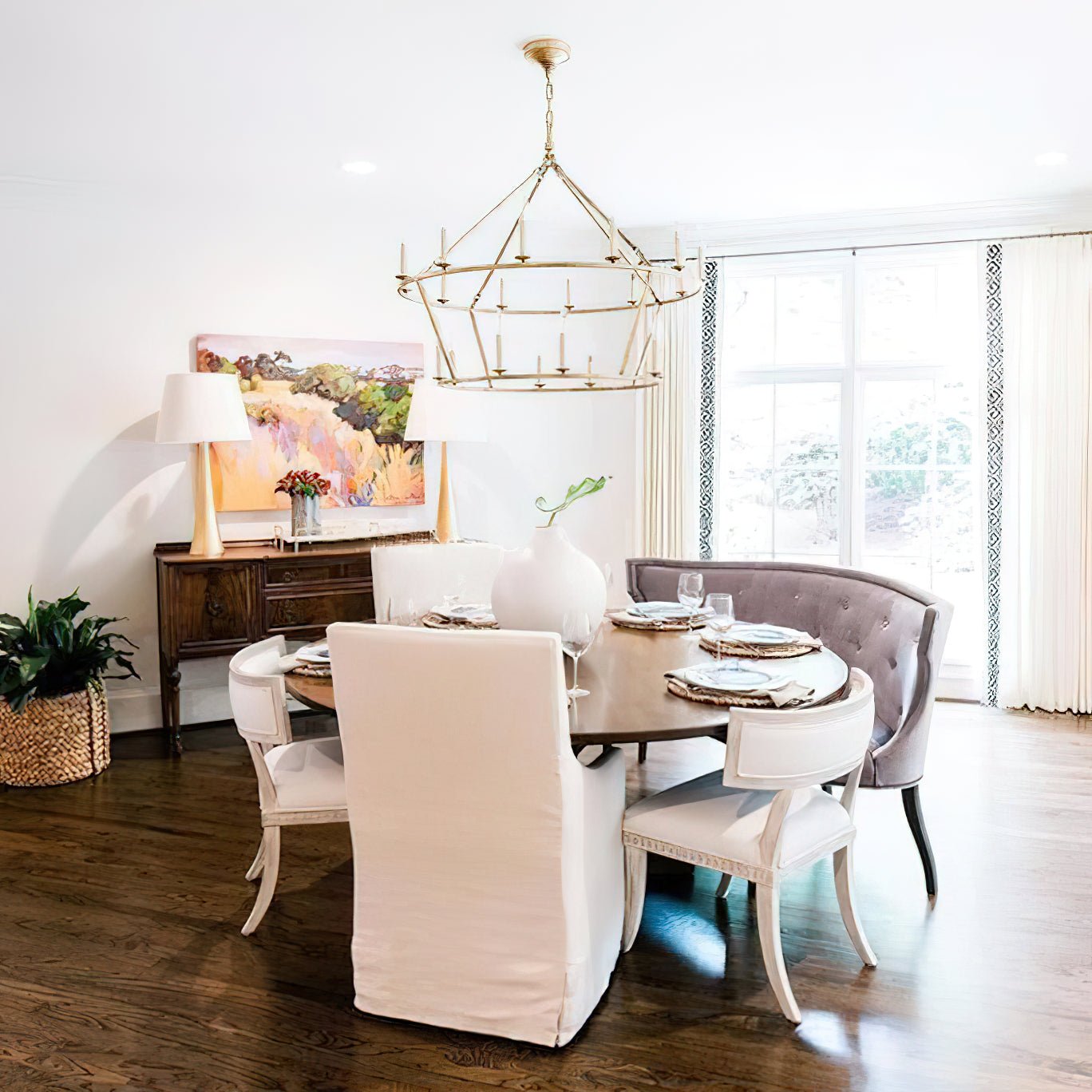 Ivzorarae Sculptural Chandelier-Neutral Decor