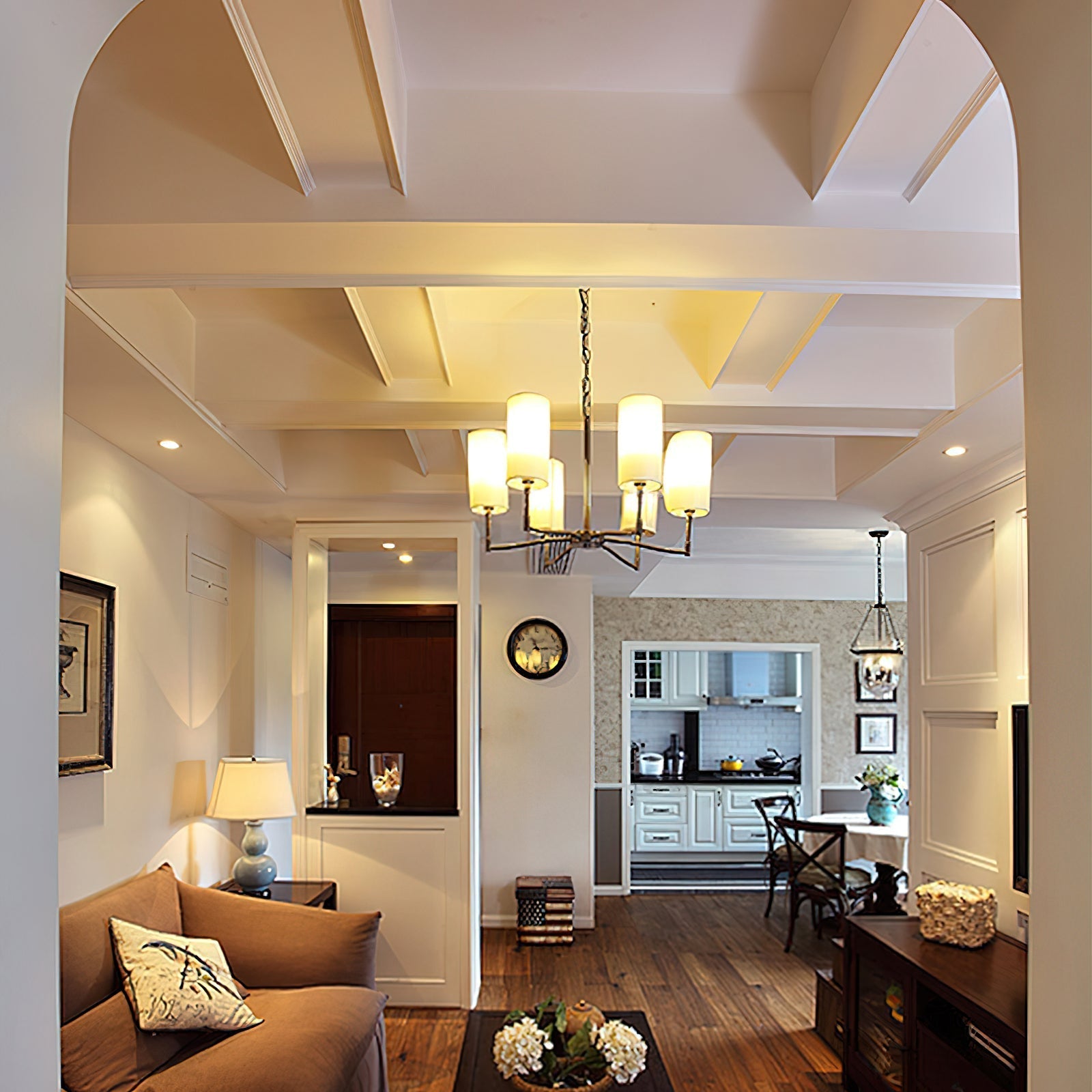 Caspian Fabric Chandelier