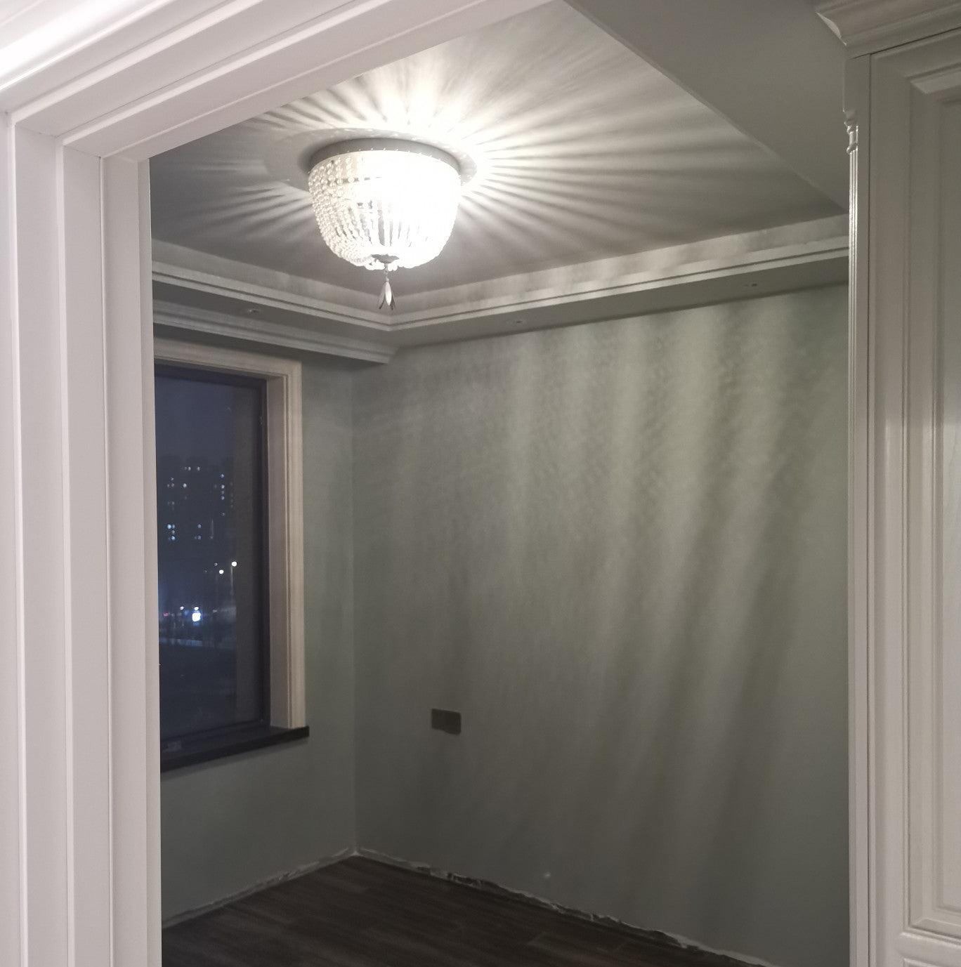 Farlan Ceiling Lamp with Crystal Bead Strands Luxury-Neutral Decor