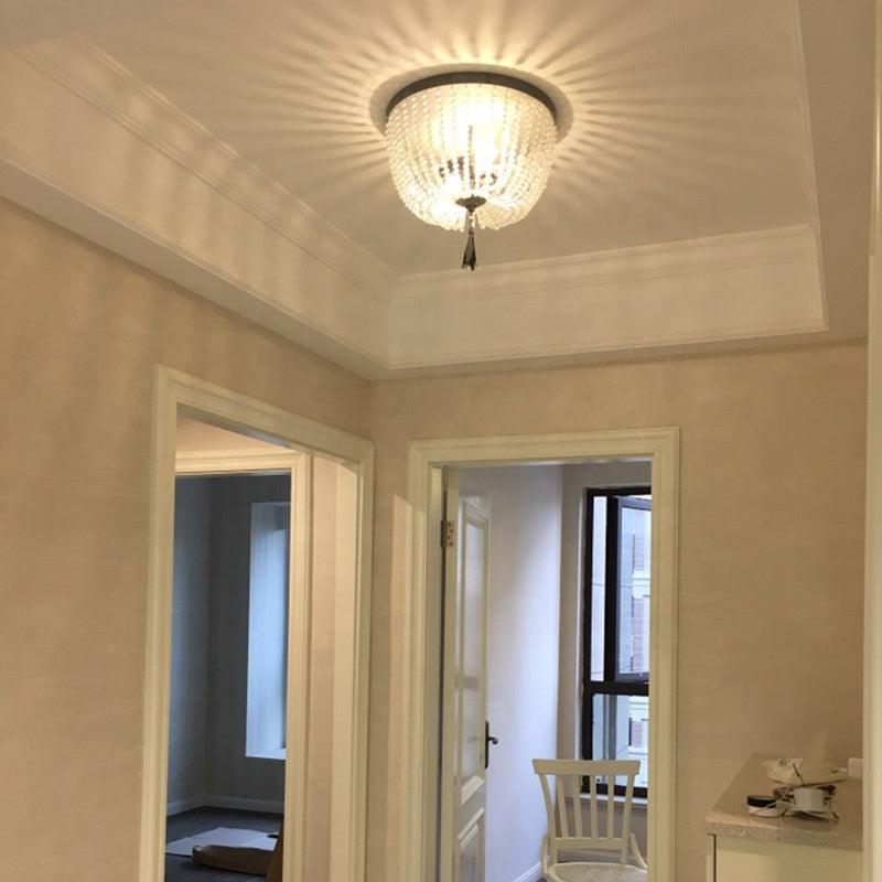 Farlan Ceiling Lamp with Crystal Bead Strands Luxury-Neutral Decor