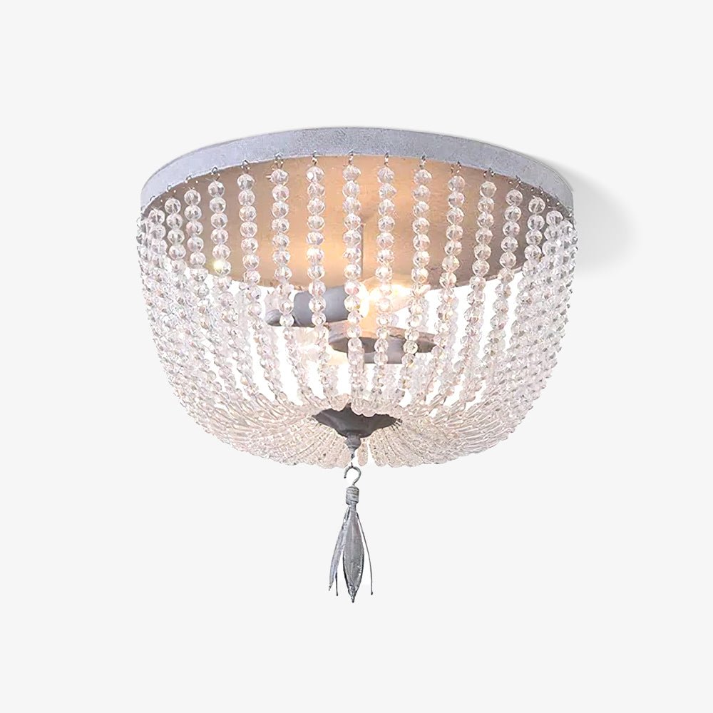 Farlan Ceiling Lamp with Crystal Bead Strands Luxury-Neutral Decor