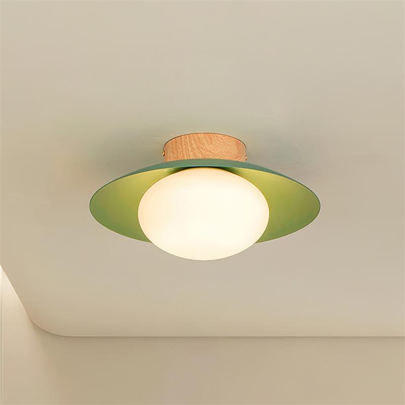 Verdora Green Flush Mount Ceiling Light