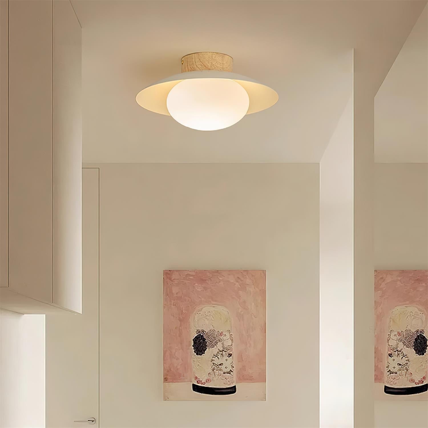 Verdora Green Flush Mount Ceiling Light