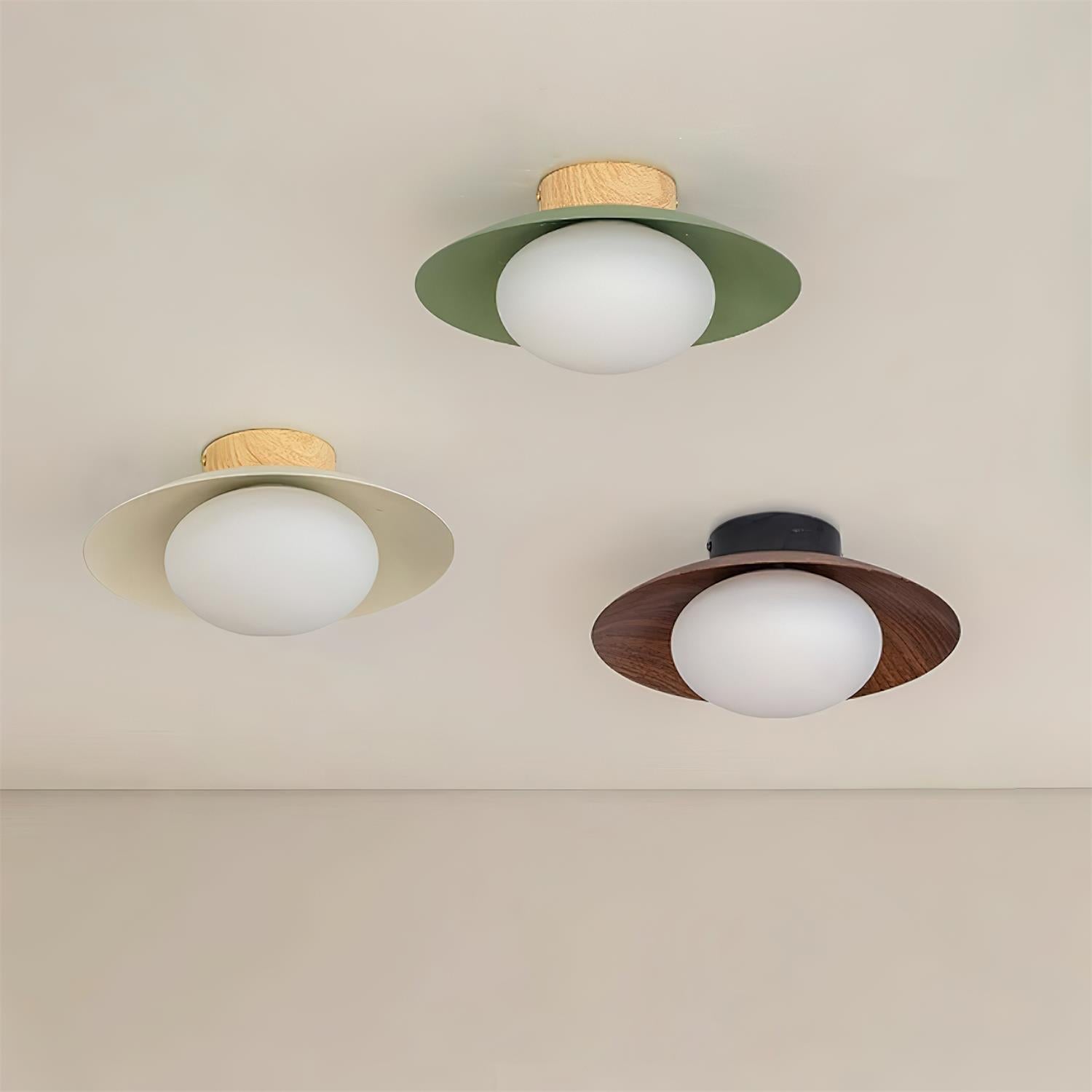 Verdora Green Flush Mount Ceiling Light