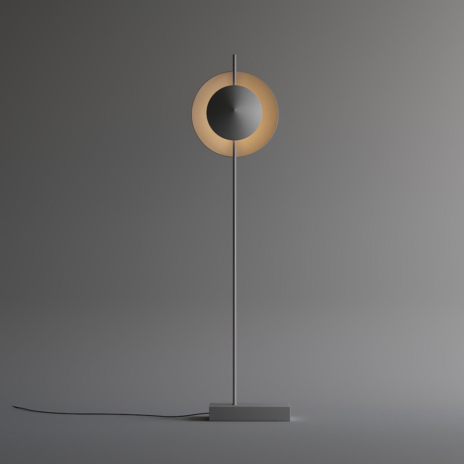 Circalla Dual Tone Floor Lamp-Neutral Decor