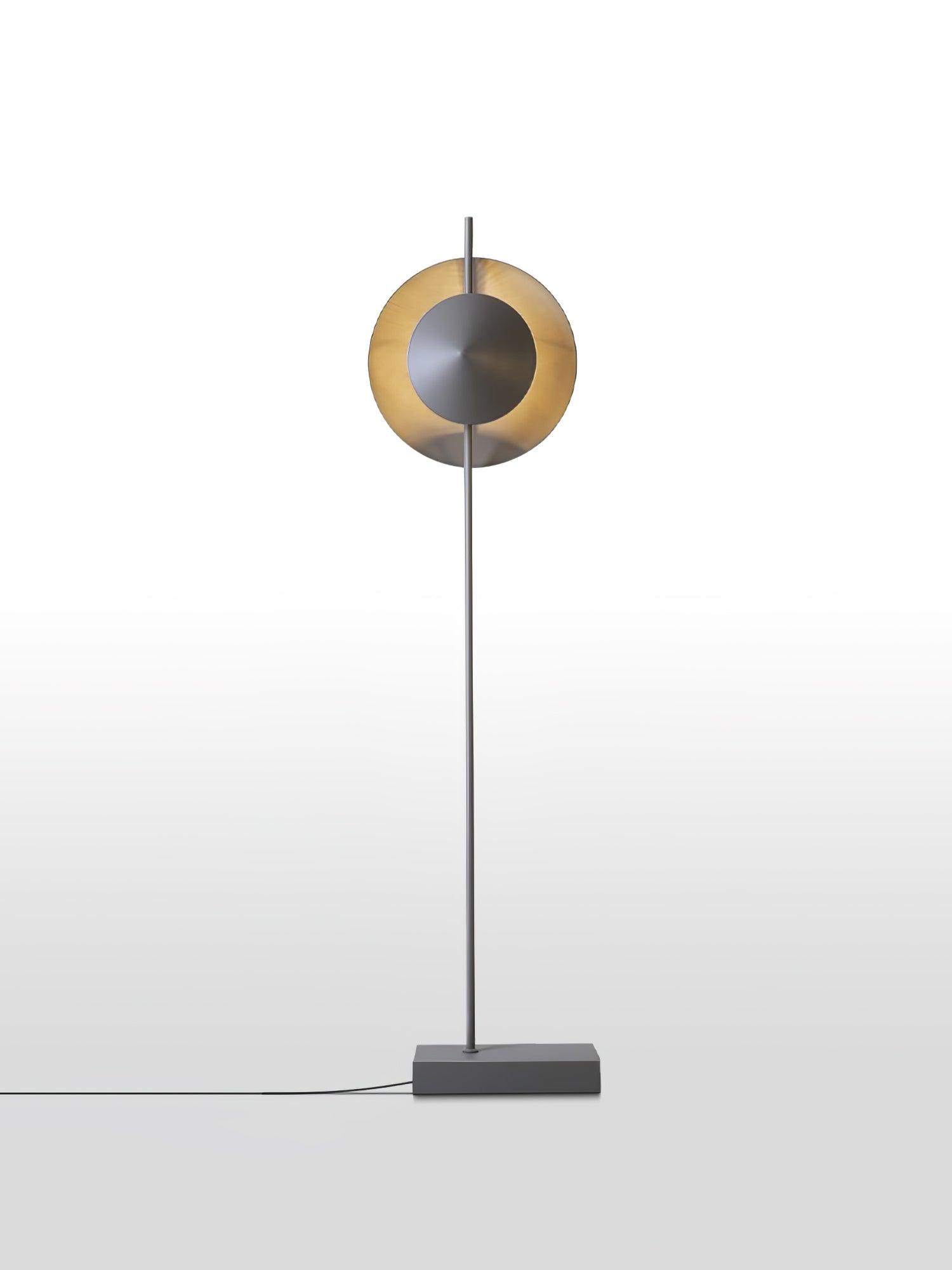 Circalla Dual Tone Floor Lamp-Neutral Decor