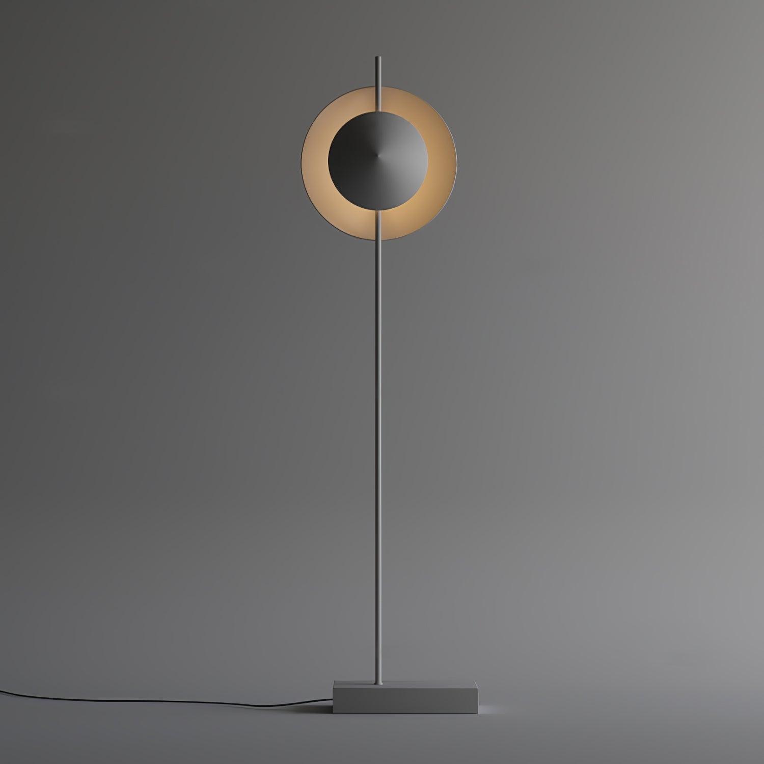 Circalla Dual Tone Floor Lamp-Neutral Decor