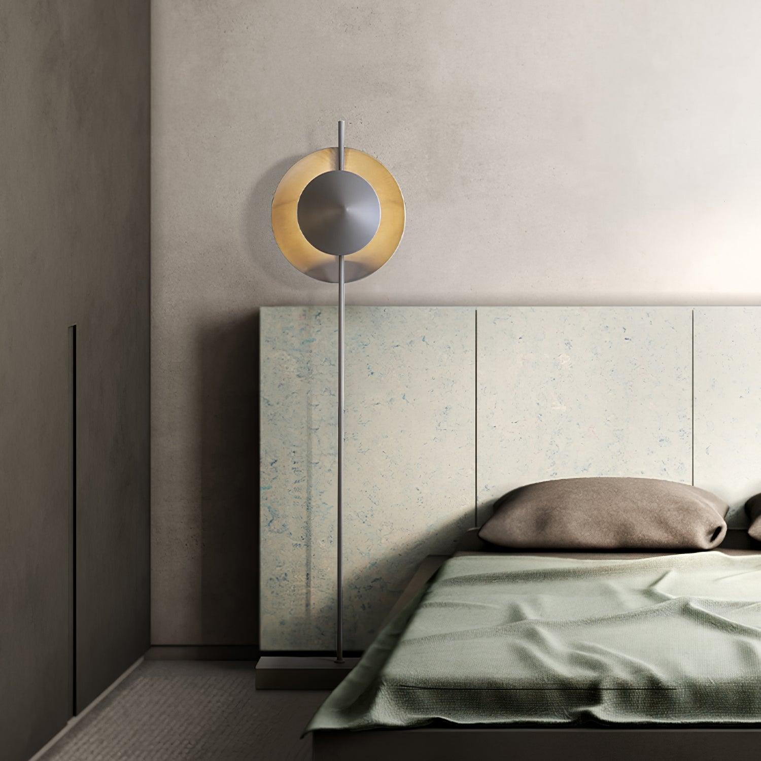Circalla Dual Tone Floor Lamp-Neutral Decor