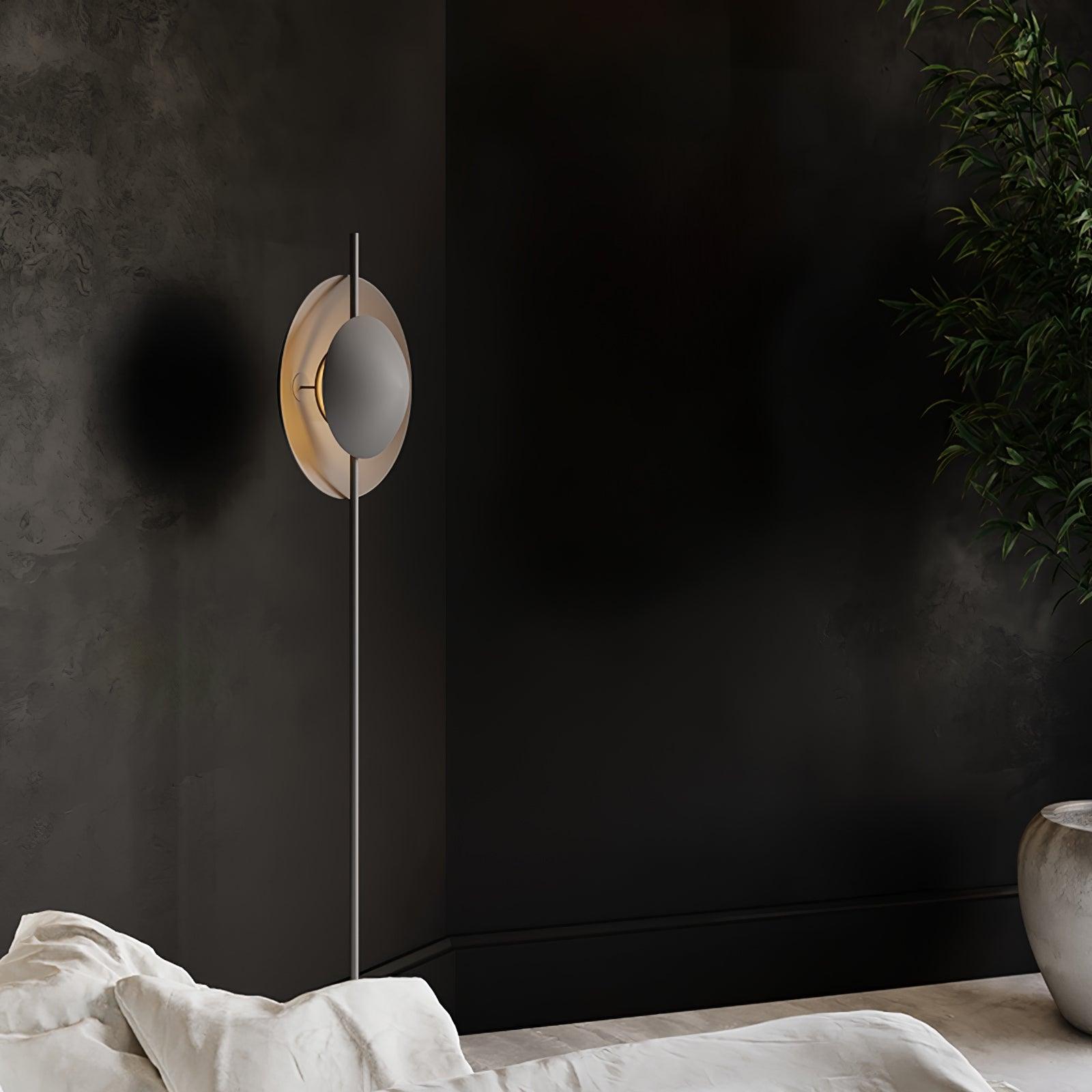 Circalla Dual Tone Floor Lamp-Neutral Decor