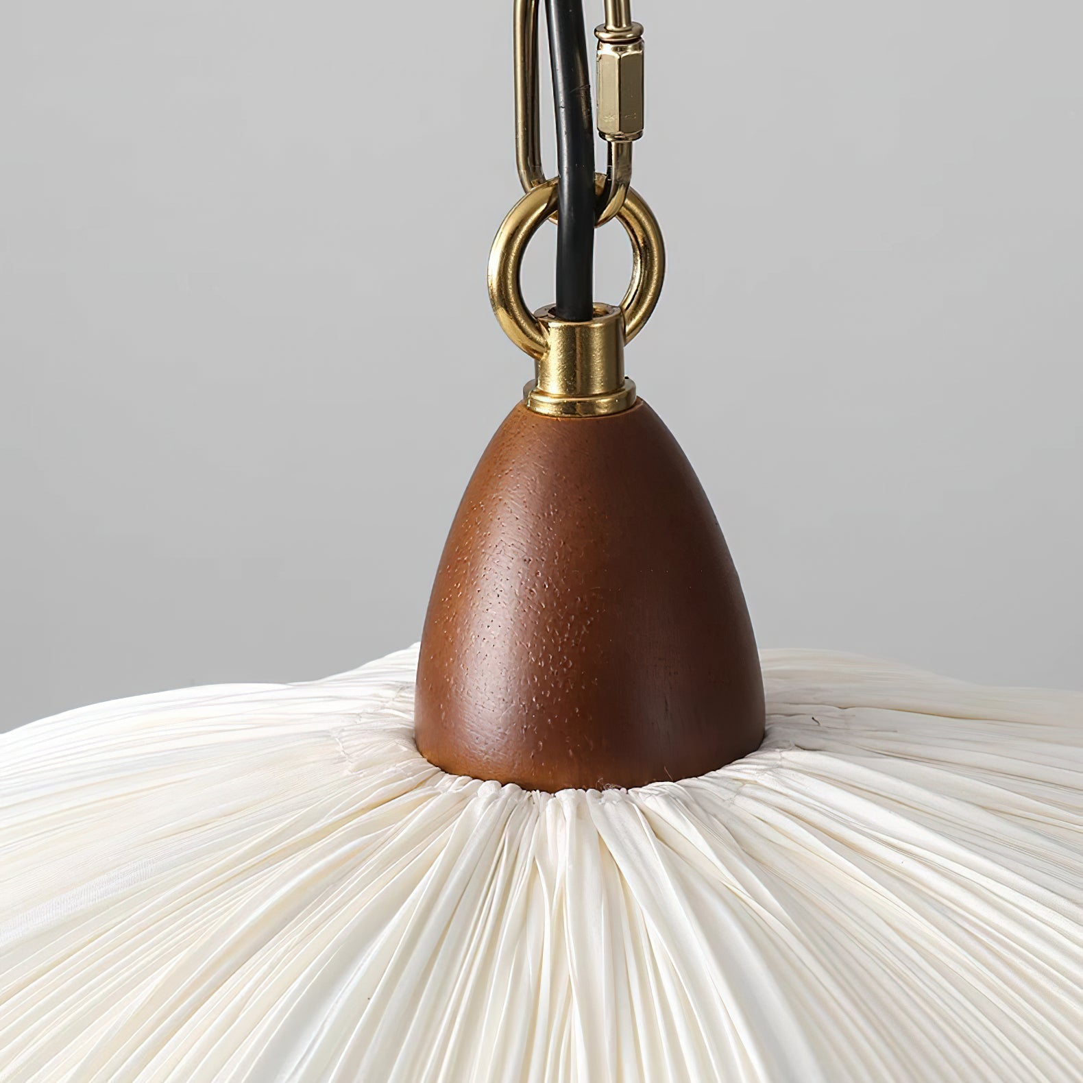 The Dawson Pendant Light turned off, showcasing its material and color.
