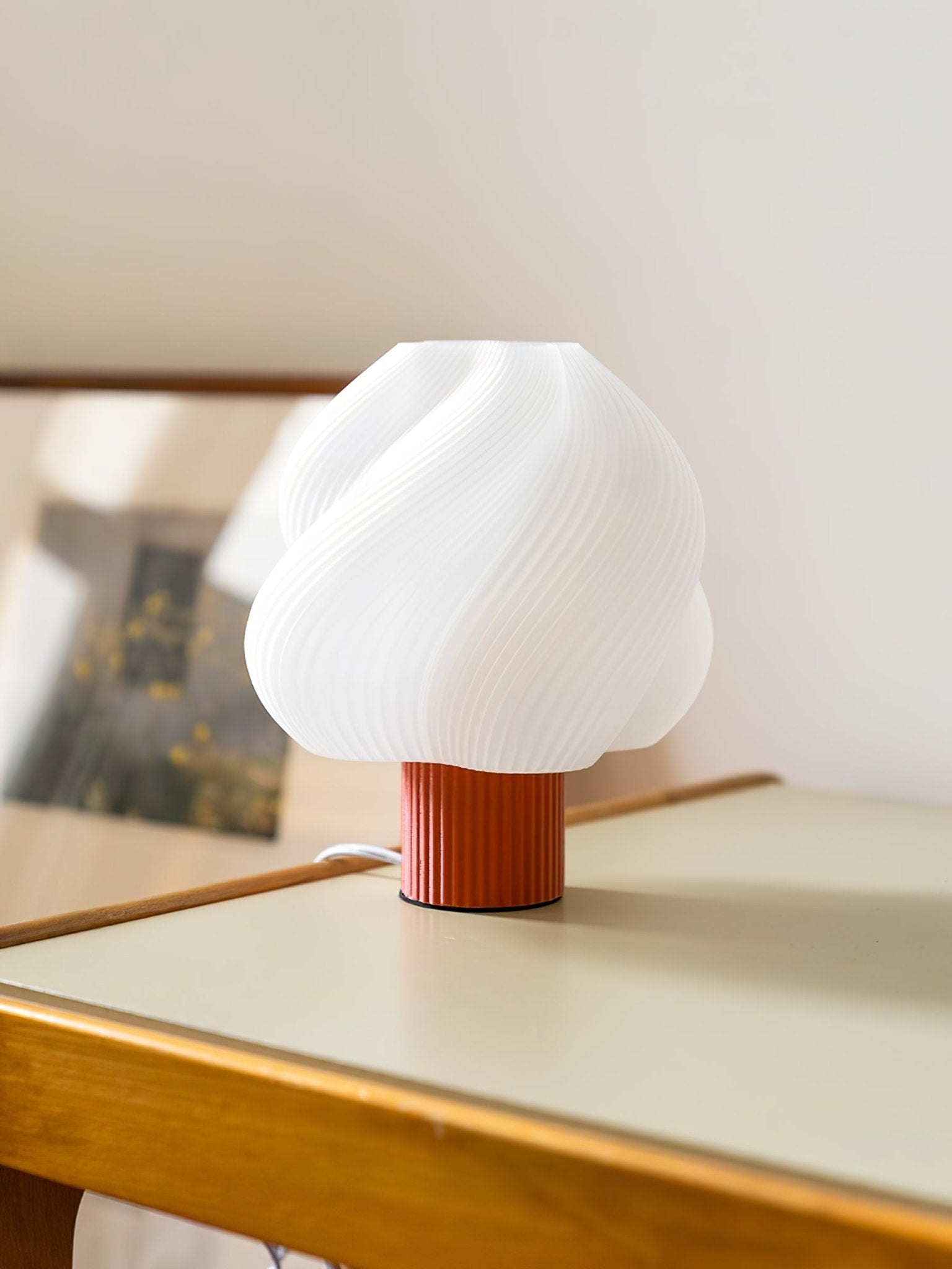 Buffy Modern Plastic Table Lamp-Neutral Decor