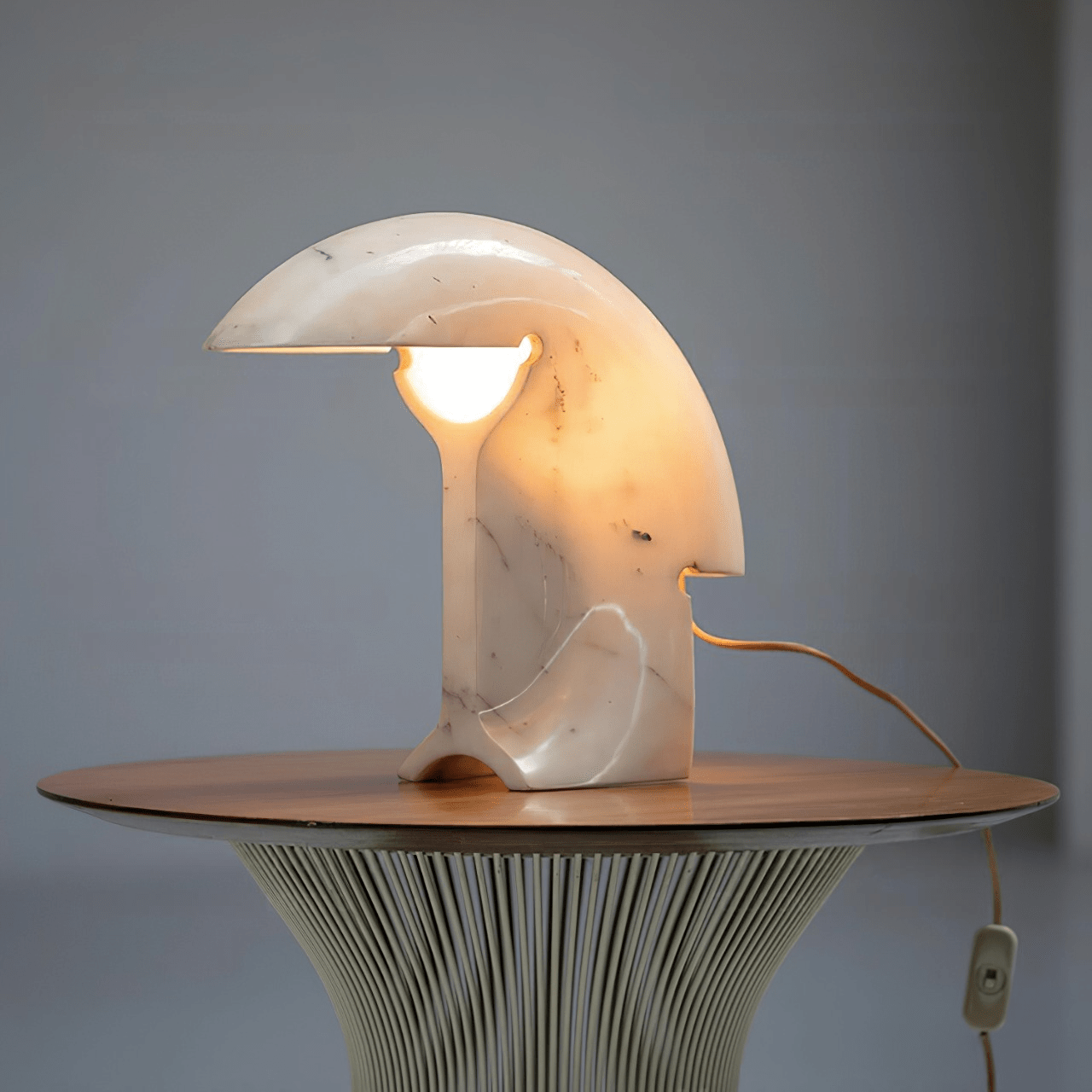 Emmy Modern Marble Table Lamp-Neutral Decor