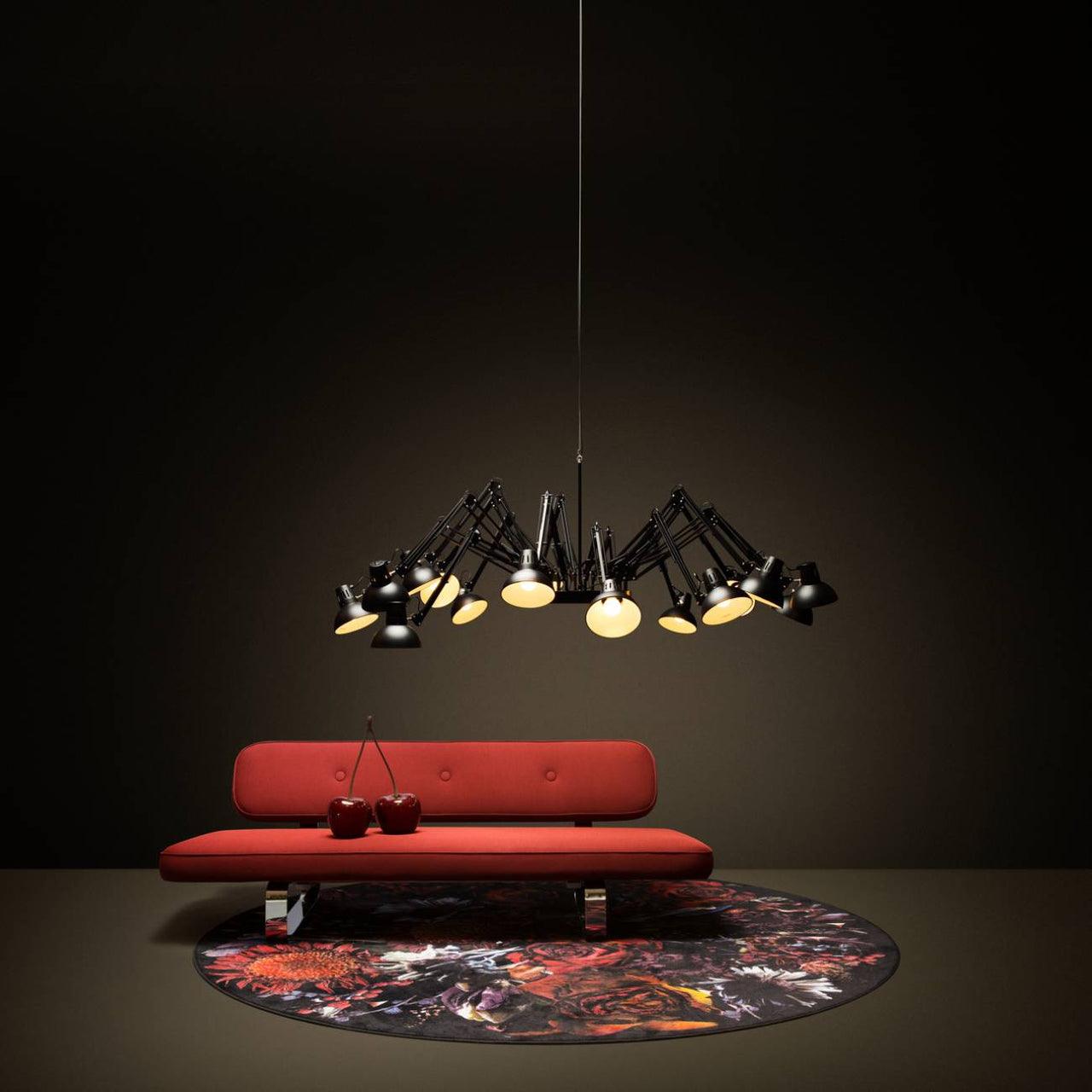 Livenu Chandelier Black Adjustable Multi Arm-Neutral Decor