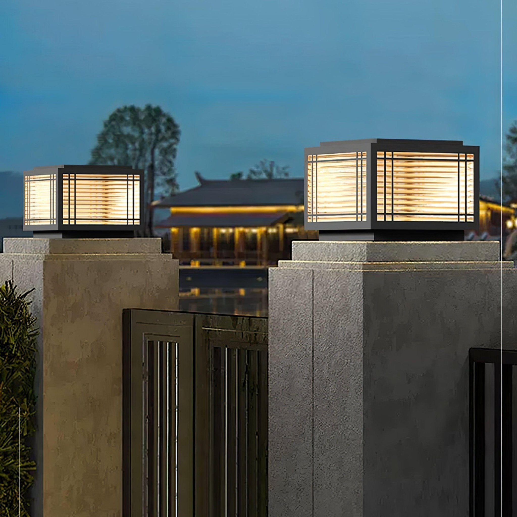 Glorin Steel Japanese-inspired Table Lamp-Neutral Decor