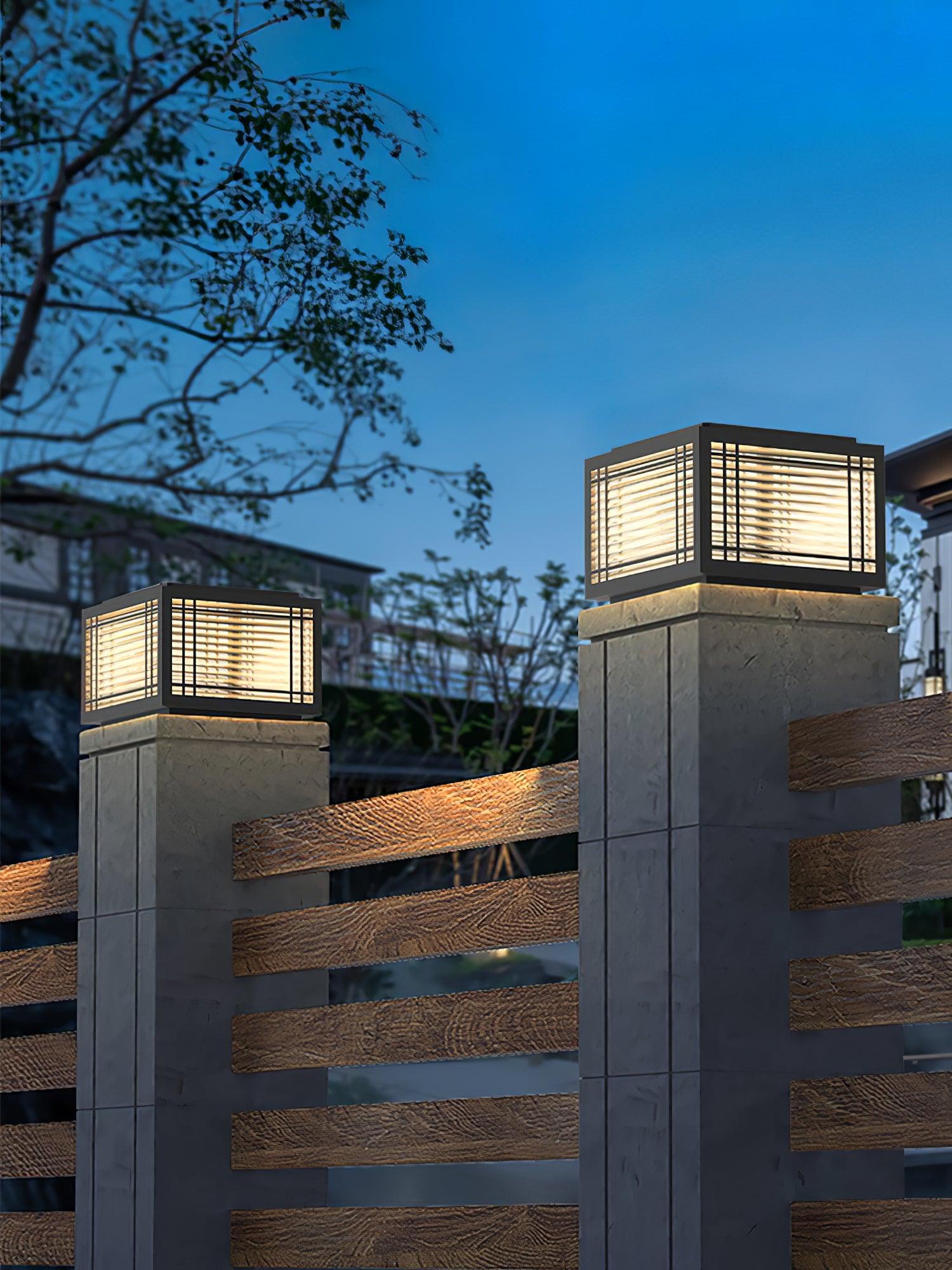 Glorin Steel Japanese-inspired Table Lamp-Neutral Decor