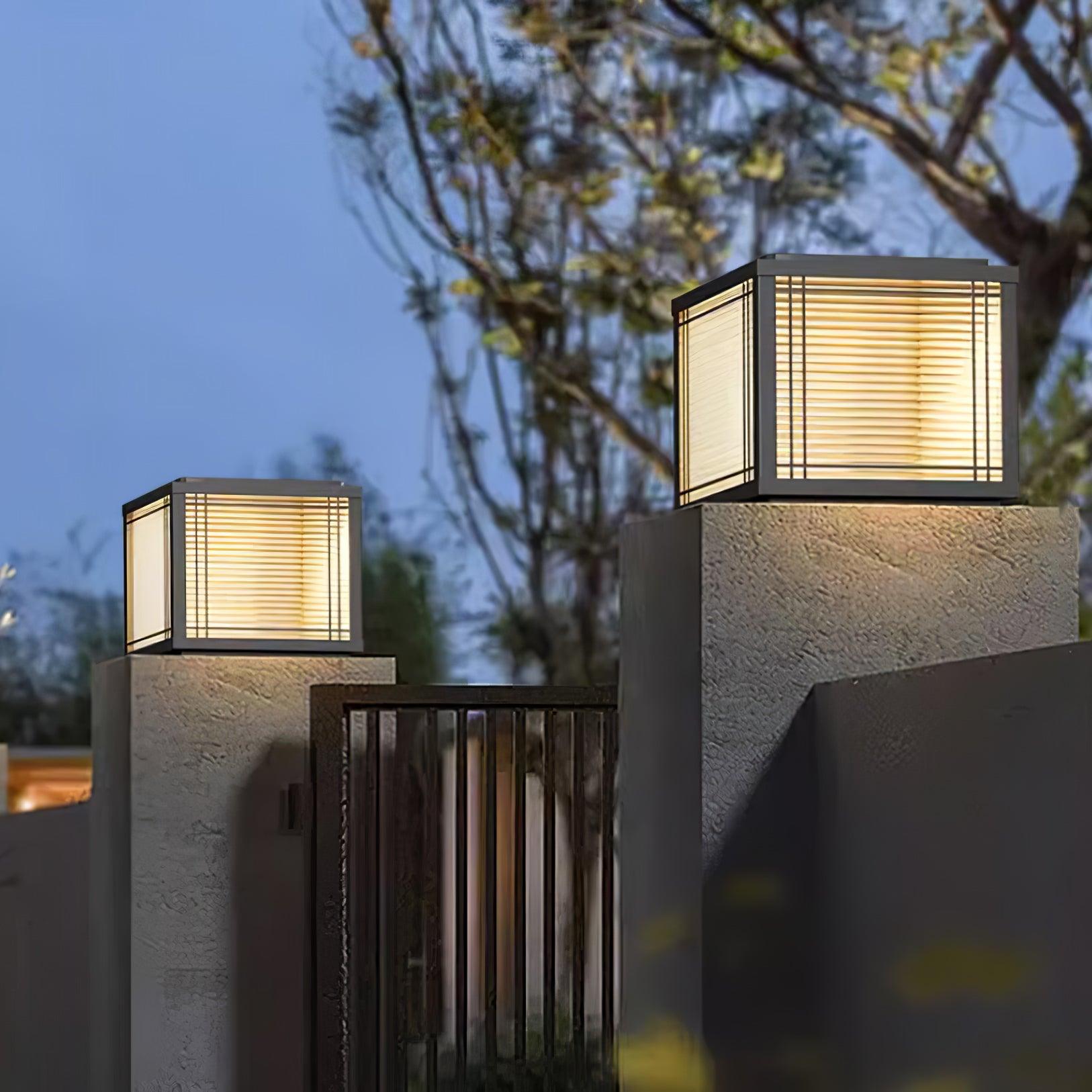 Glorin Steel Japanese-inspired Table Lamp-Neutral Decor