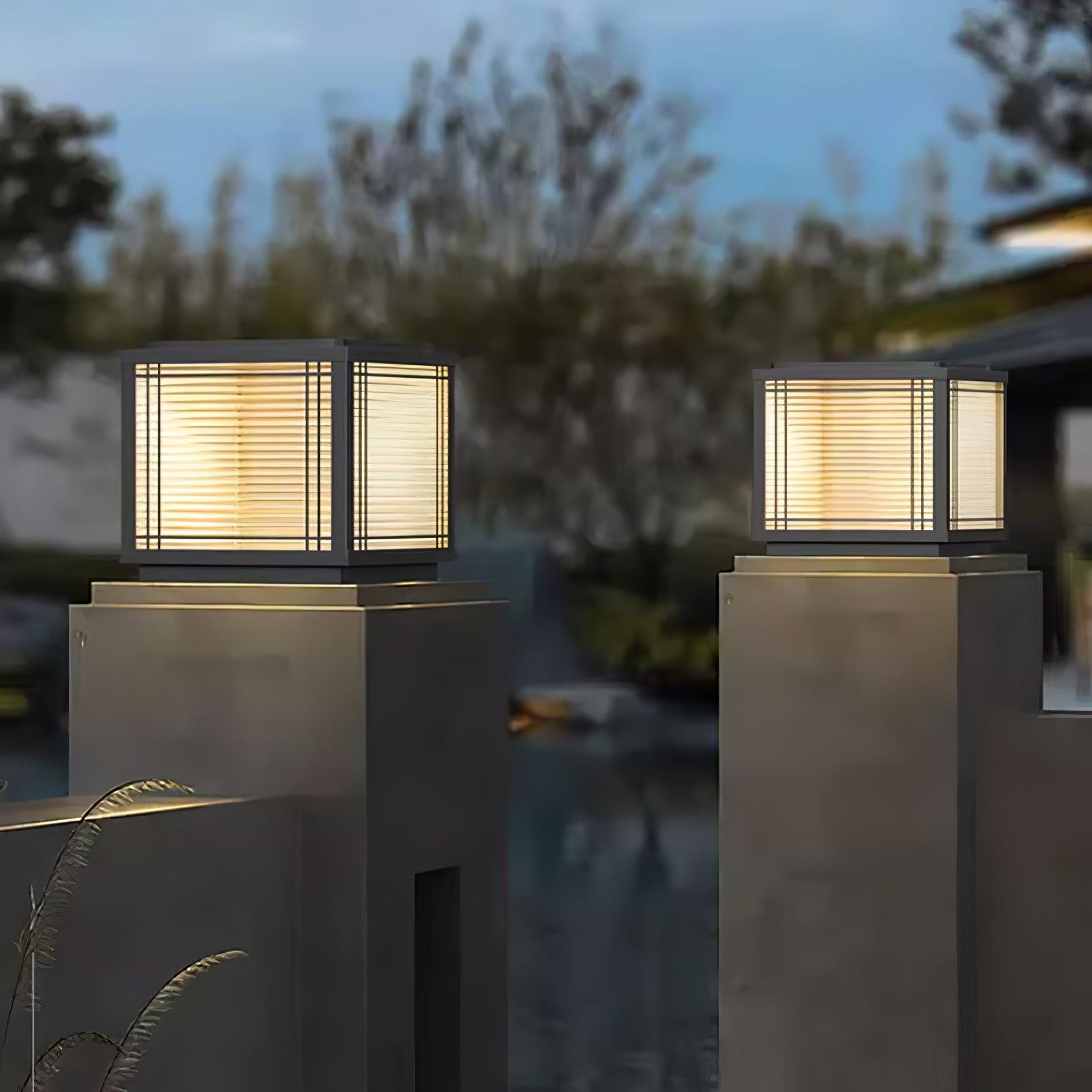 Glorin Steel Japanese-inspired Table Lamp-Neutral Decor