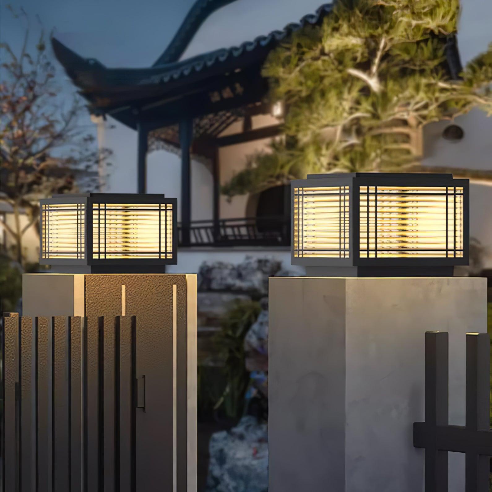 Glorin Steel Japanese-inspired Table Lamp-Neutral Decor