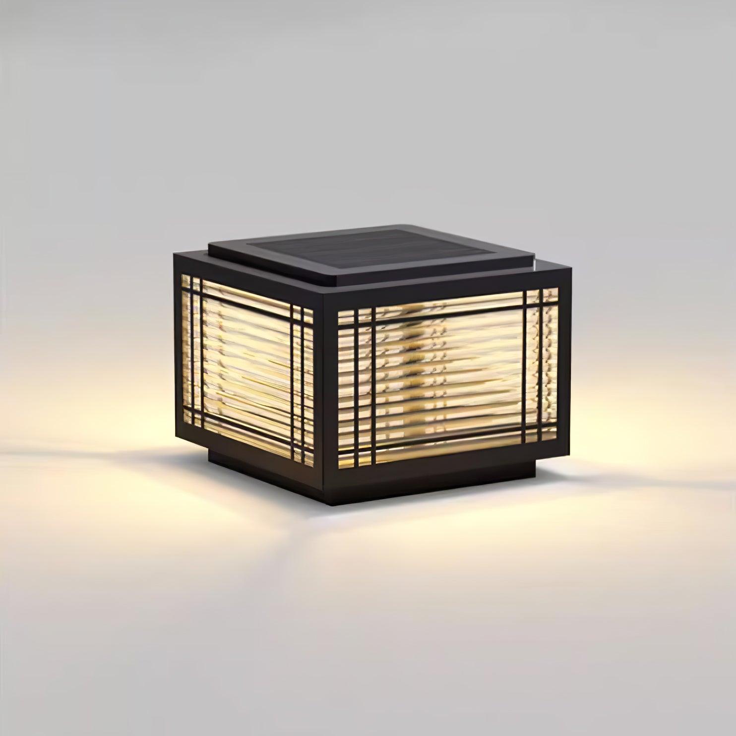 Glorin Steel Japanese-inspired Table Lamp-Neutral Decor
