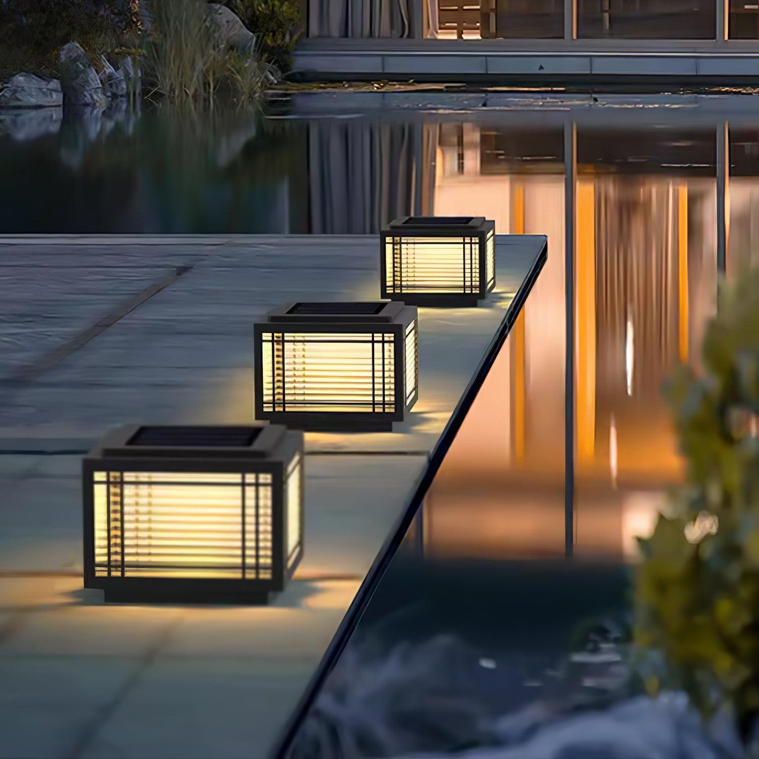 Glorin Steel Japanese-inspired Table Lamp-Neutral Decor