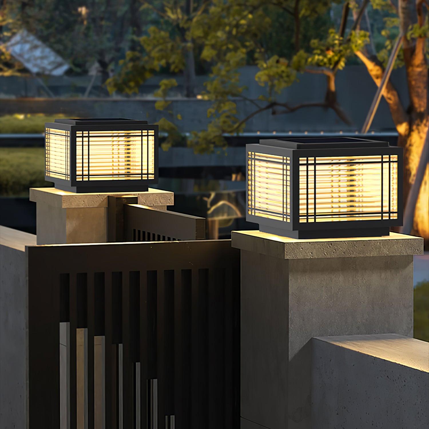 Glorin Steel Japanese-inspired Table Lamp-Neutral Decor