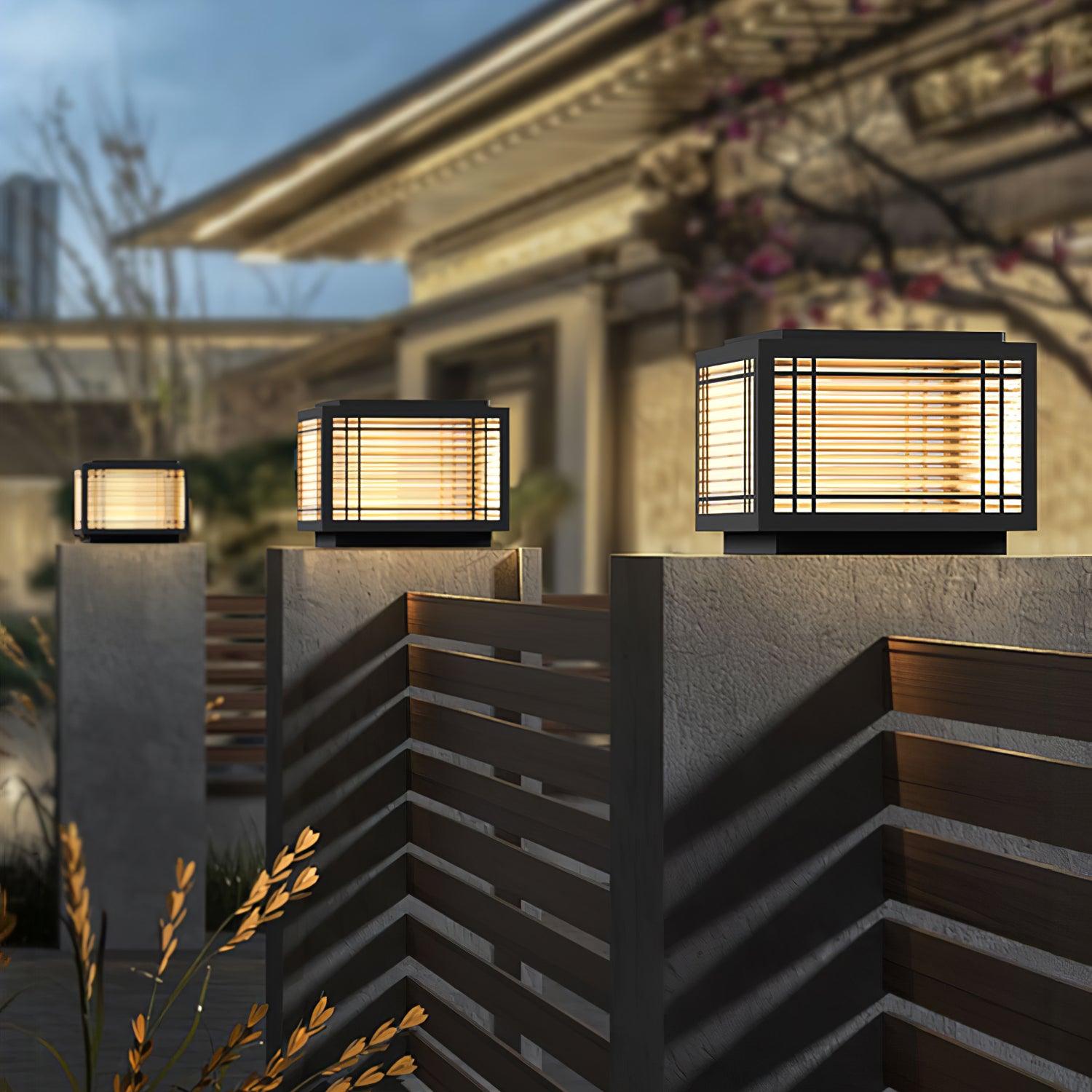 Glorin Steel Japanese-inspired Table Lamp-Neutral Decor