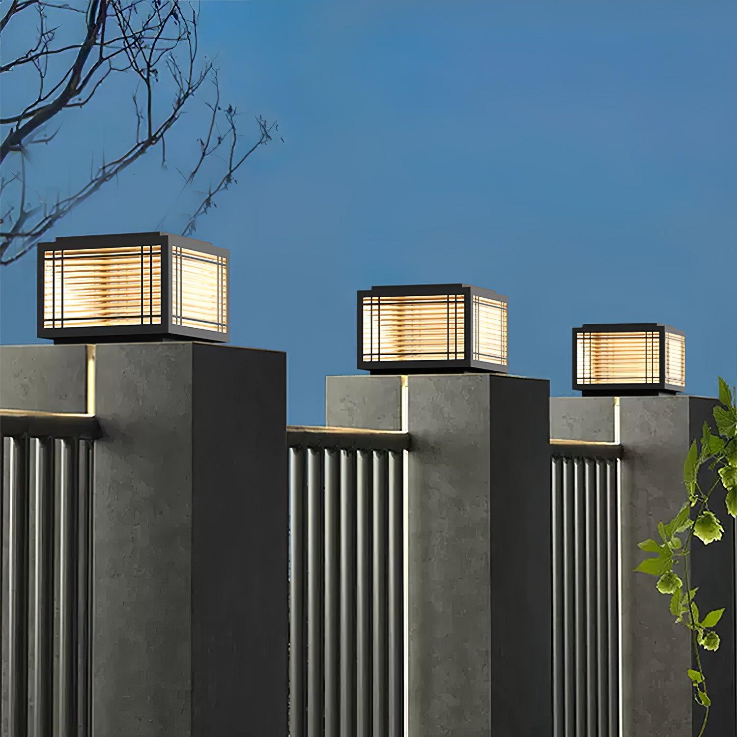 Glorin Steel Japanese-inspired Table Lamp-Neutral Decor